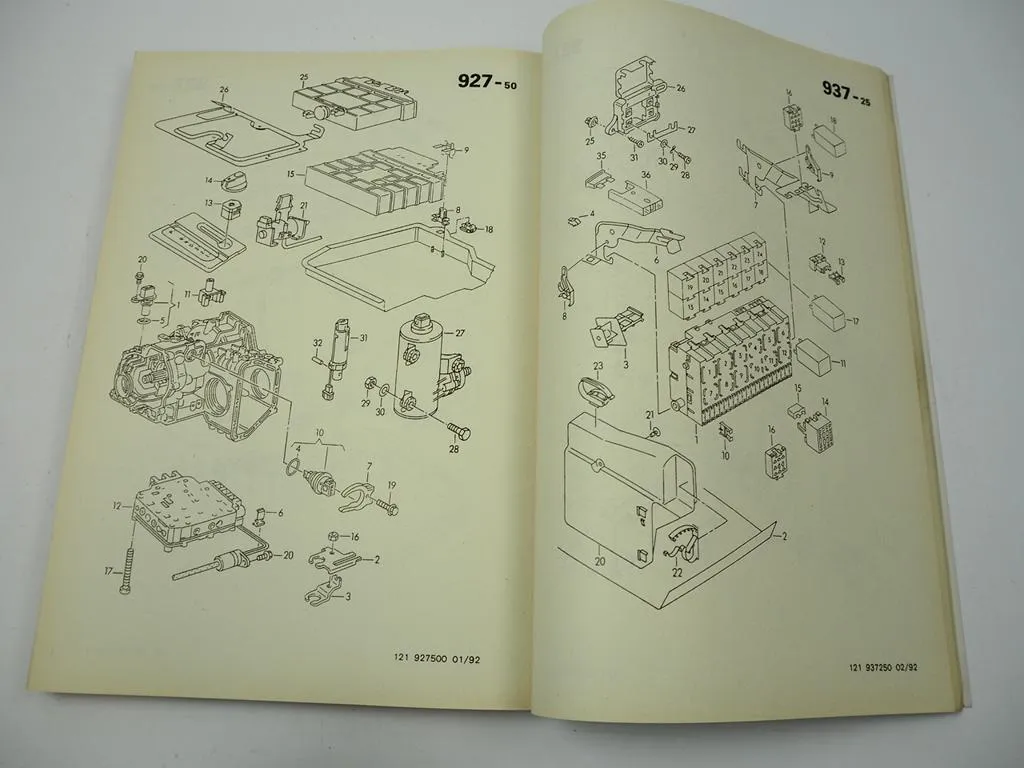 VW Golf 3 ab 1992 Ersatzteilkatalog Bildkatalog Illustrated Catalogue 1994