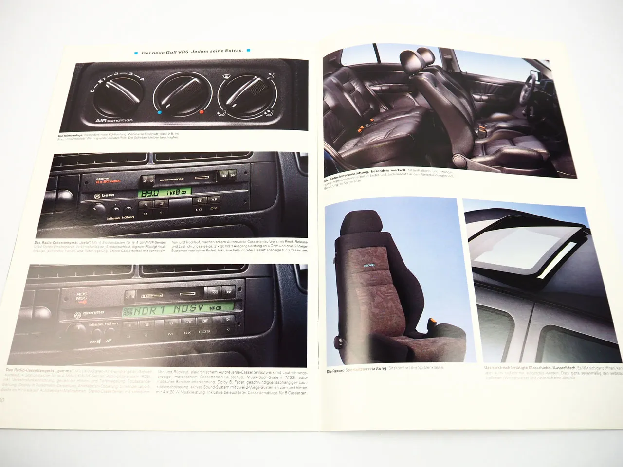 VW Golf 3 VR6 Prospekt 1992