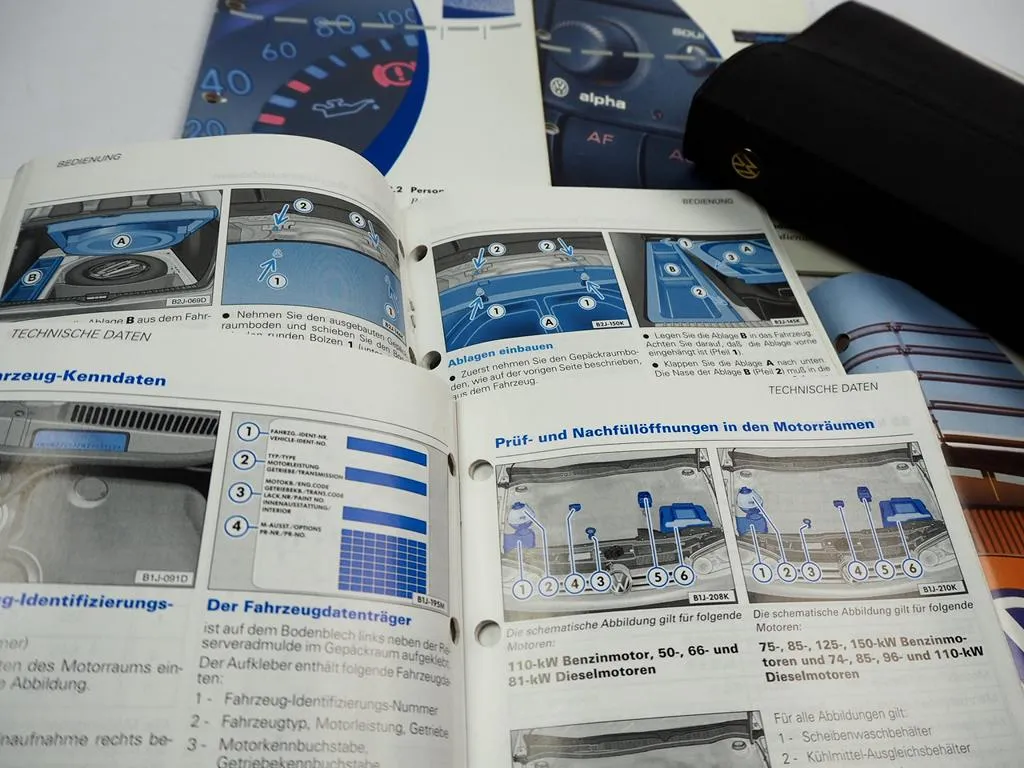 VW Golf 4 1J Betriebsanleitung Bedienungsanleitung Bordmappe 3/2001