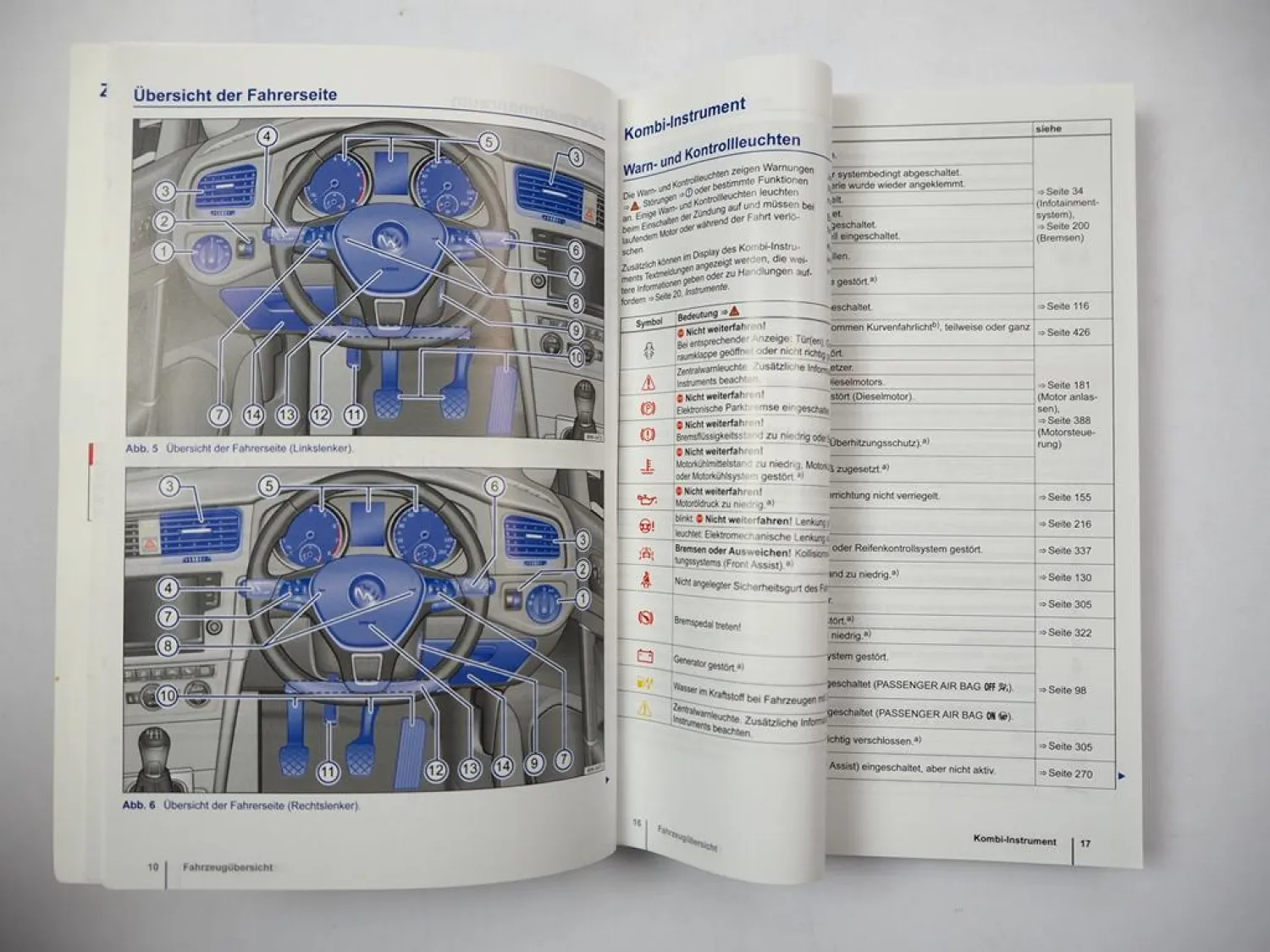 VW Golf 7 AU GTI GTD R Betriebsanleitung 5/2015 Bedienung Bordbuch Deutsch
