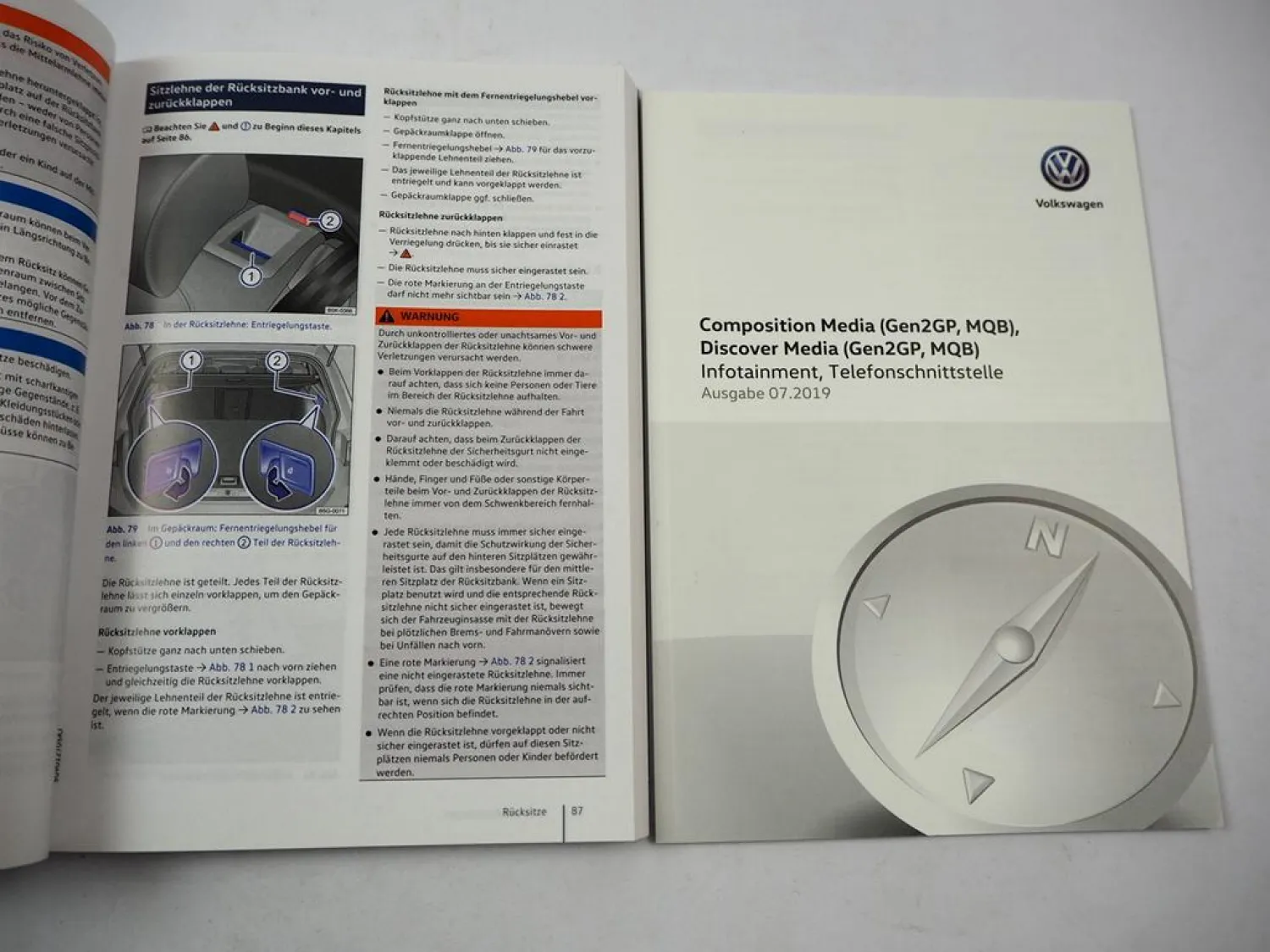 VW Golf 7 Variant GTD R Alltrack 5G Betriebsanleitung 7/2019 Bedienung Bordbuch