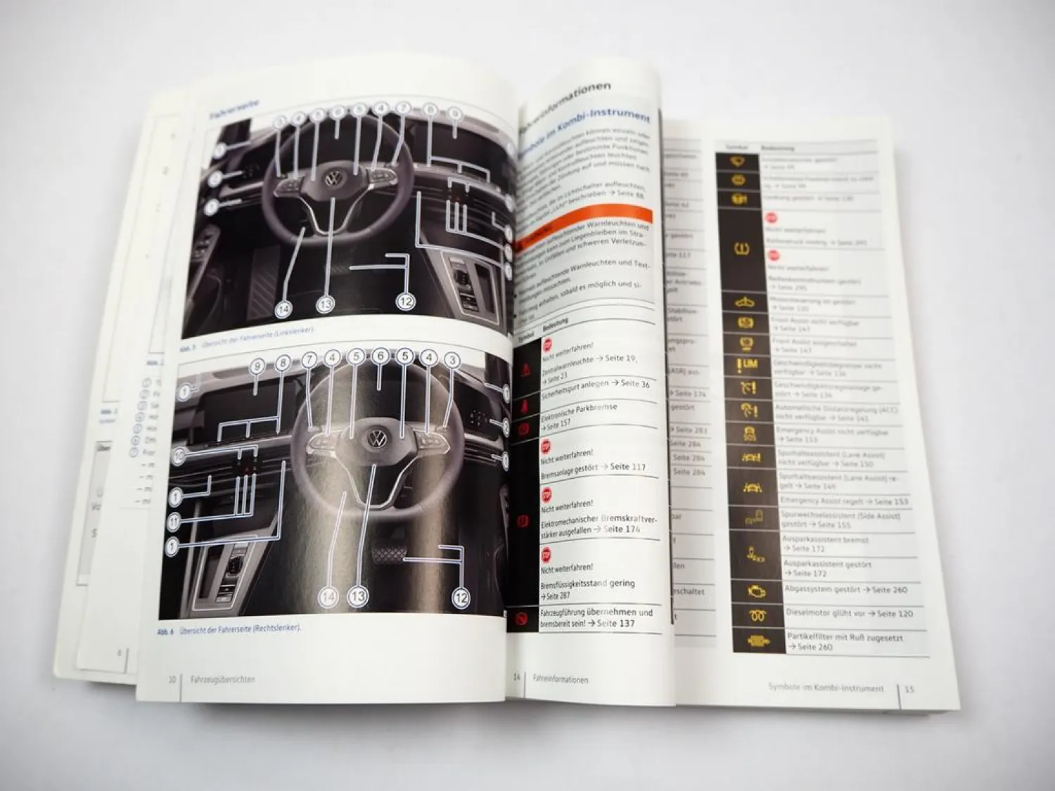 VW Golf 8 5H Betriebsanleitung Bedienungsanleitung Bordbuch Wartung 11/ 2020