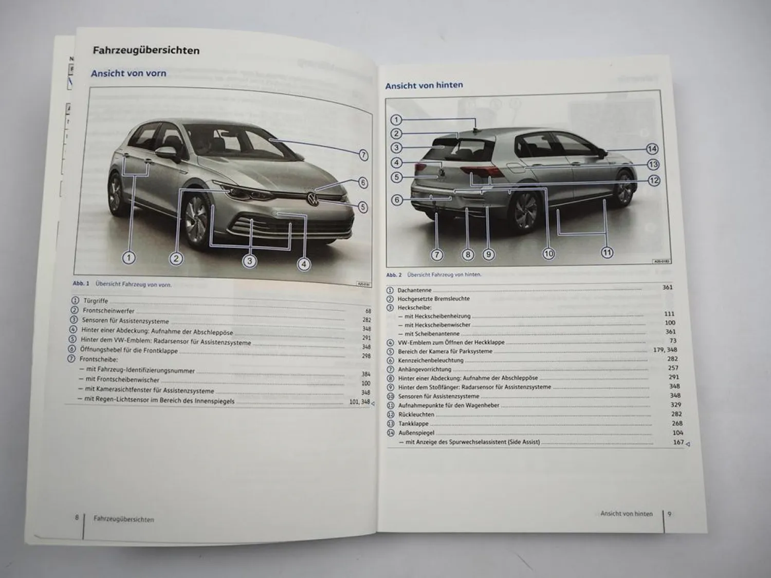 VW Golf 8 GTI GTD R 5H Betriebsanleitung Bedienungsanleitung 6/ 2022 Bordbuch