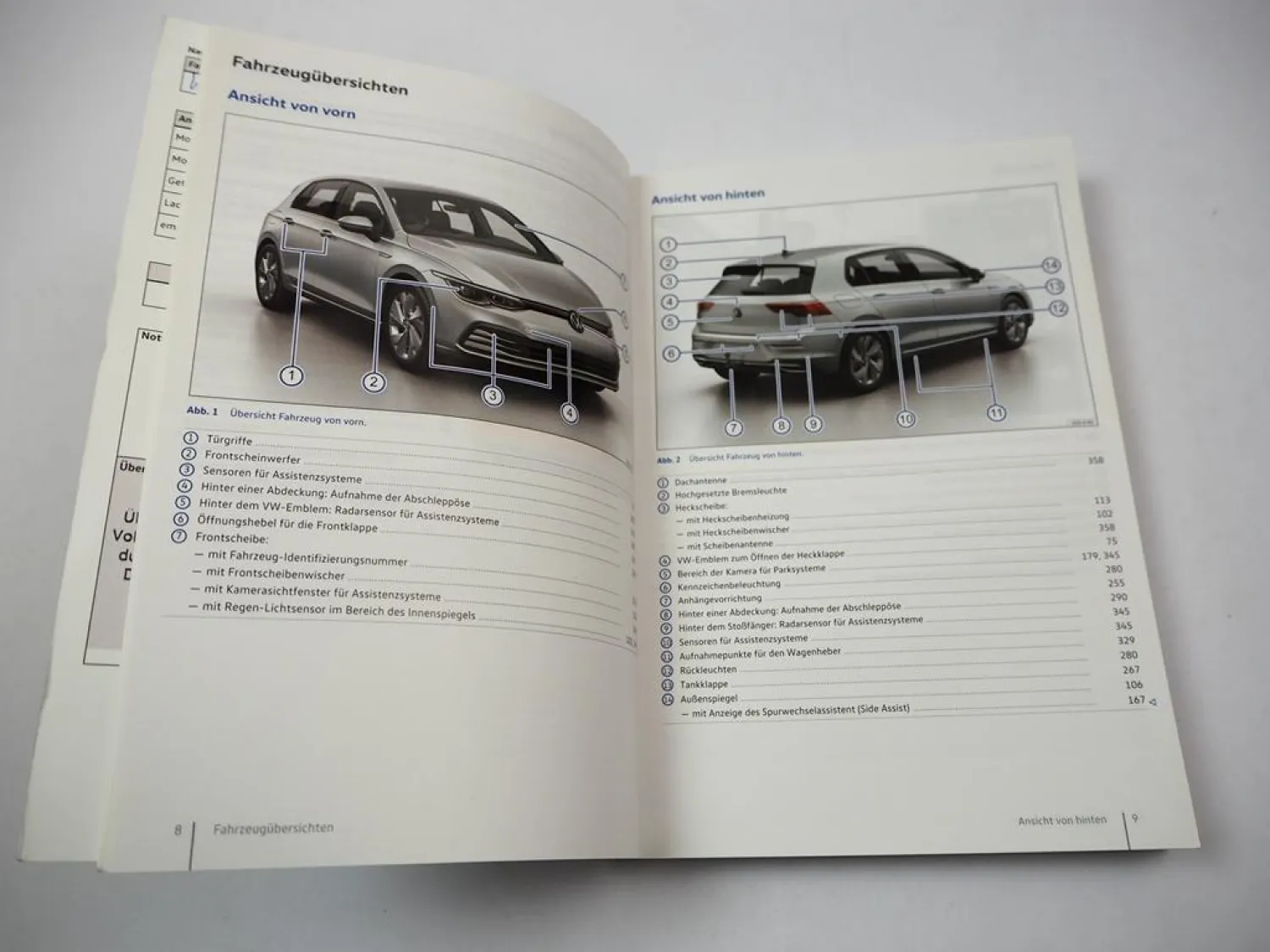 VW Golf 8 GTI GTD R 5H Betriebsanleitung Bedienungsanleitung Bordbuch 11/ 2021