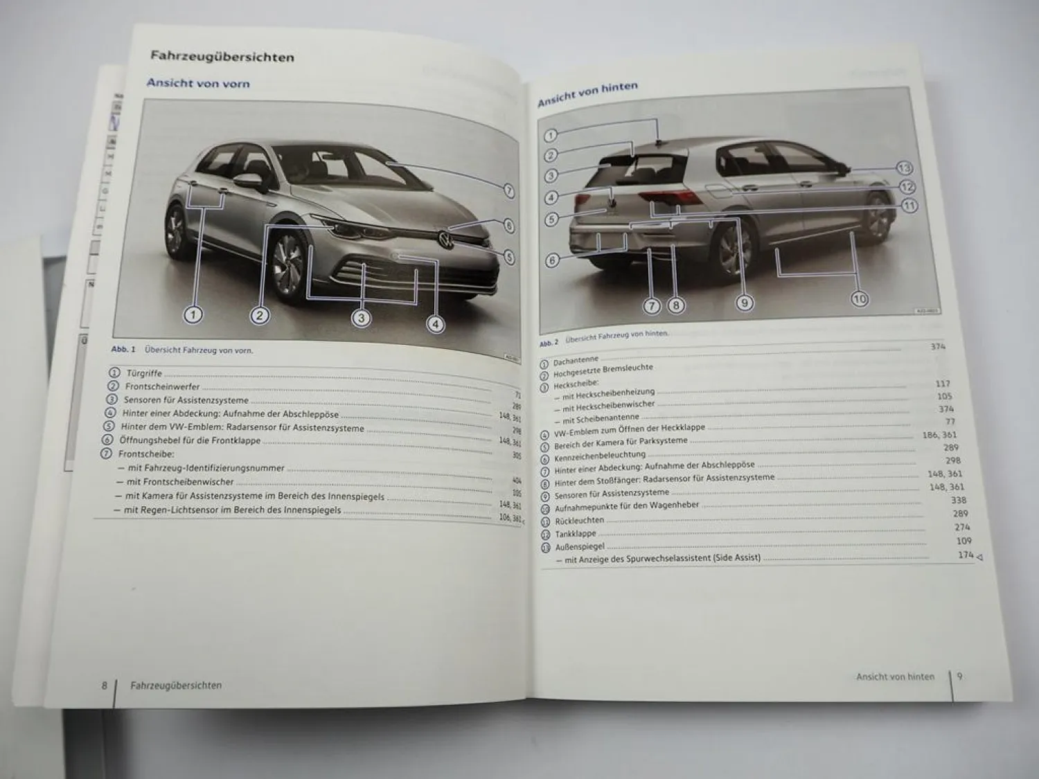 VW Golf 8 GTI GTD R 5H Betriebsanleitung Bedienungsanleitung Bordmappe 6/2023