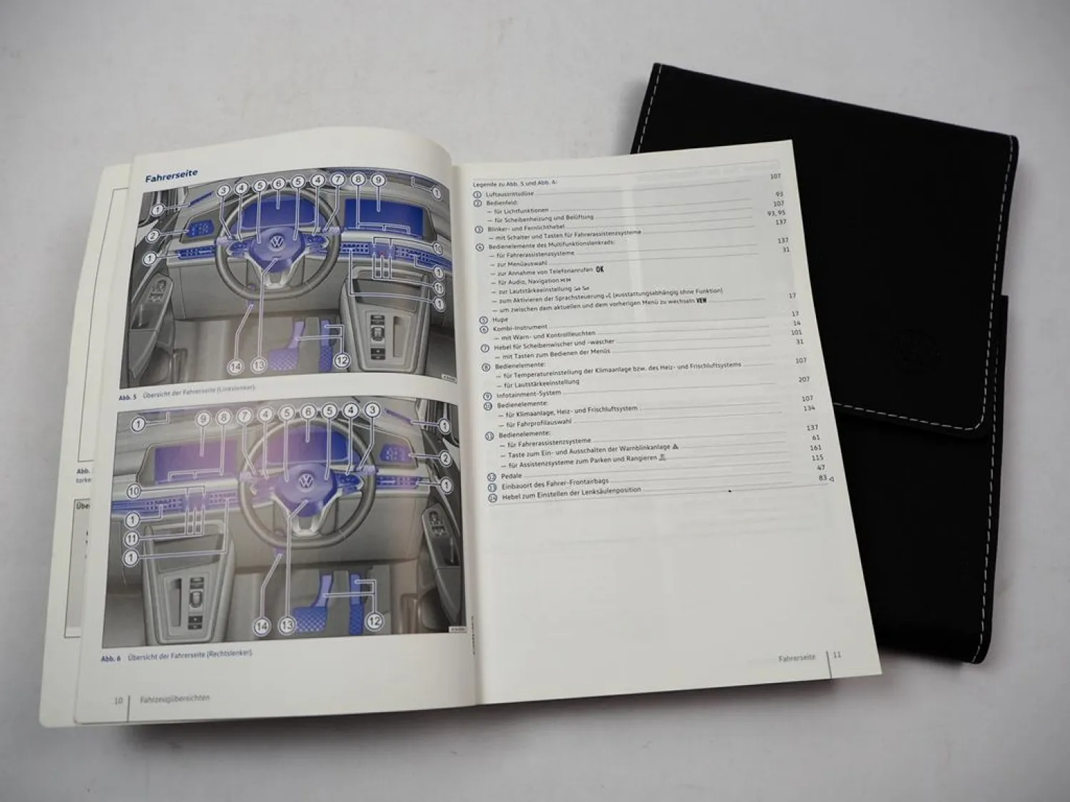 VW Golf 8 GTI GTD R eTSI 5H CD Betriebsanleitung 7/ 2020 Bedienung Bordmappe