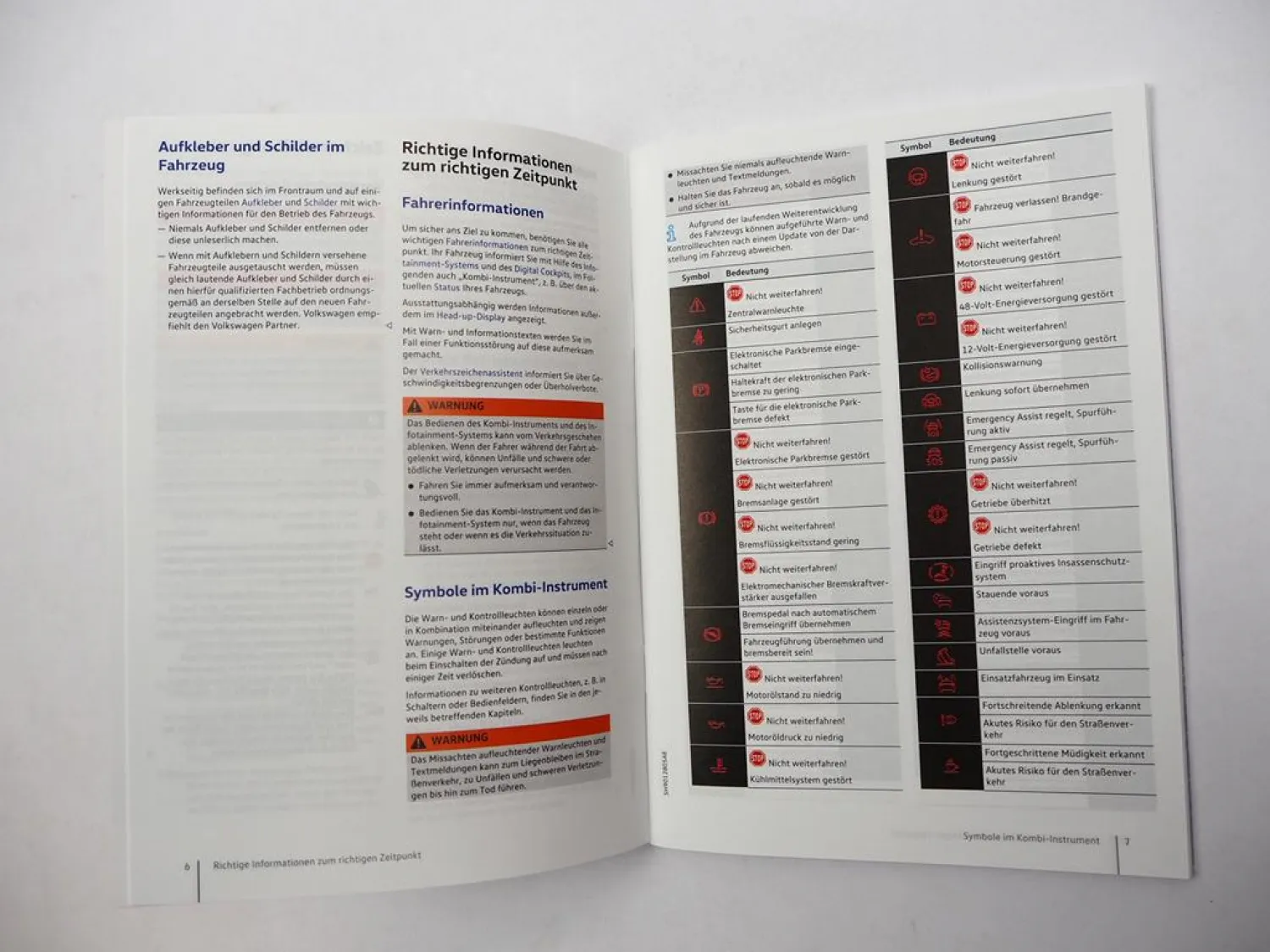 VW Golf 8 Variant / Variant R CD readme Betriebsanleitung Bordmappe 11/2025 Deutsch