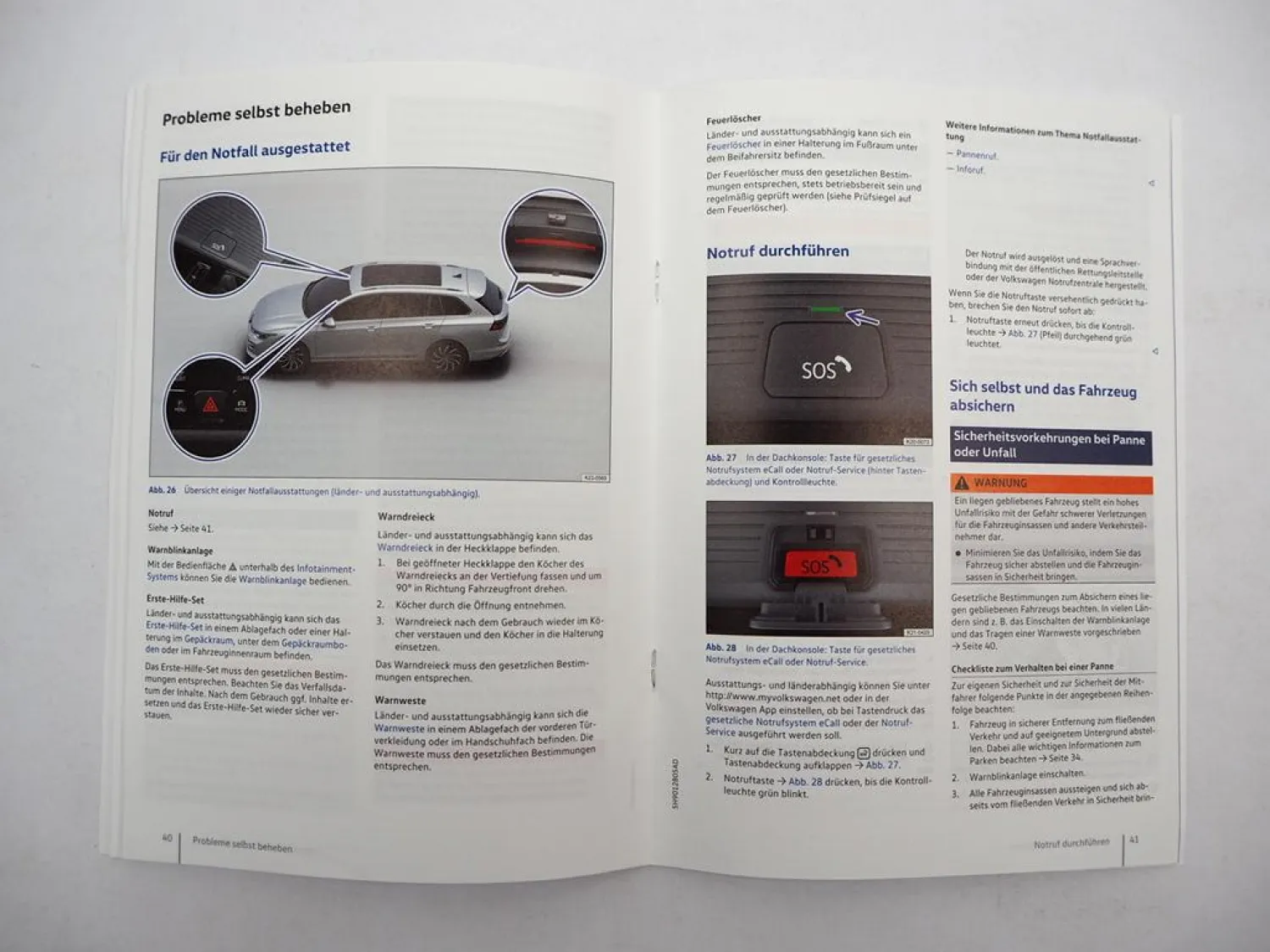 VW Golf 8 Variant / Variant R CD readme Betriebsanleitung Bordmappe 7/2025 Deutsch