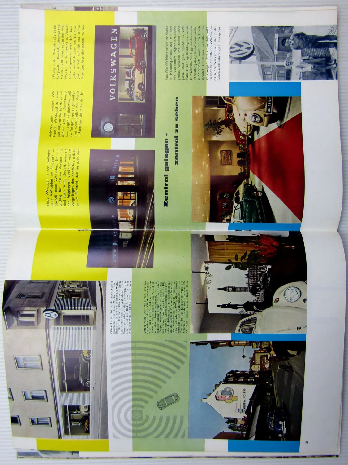 VW Informationen Nr. 65 / 1961 Werkszeitschrift Käfer Bus T1