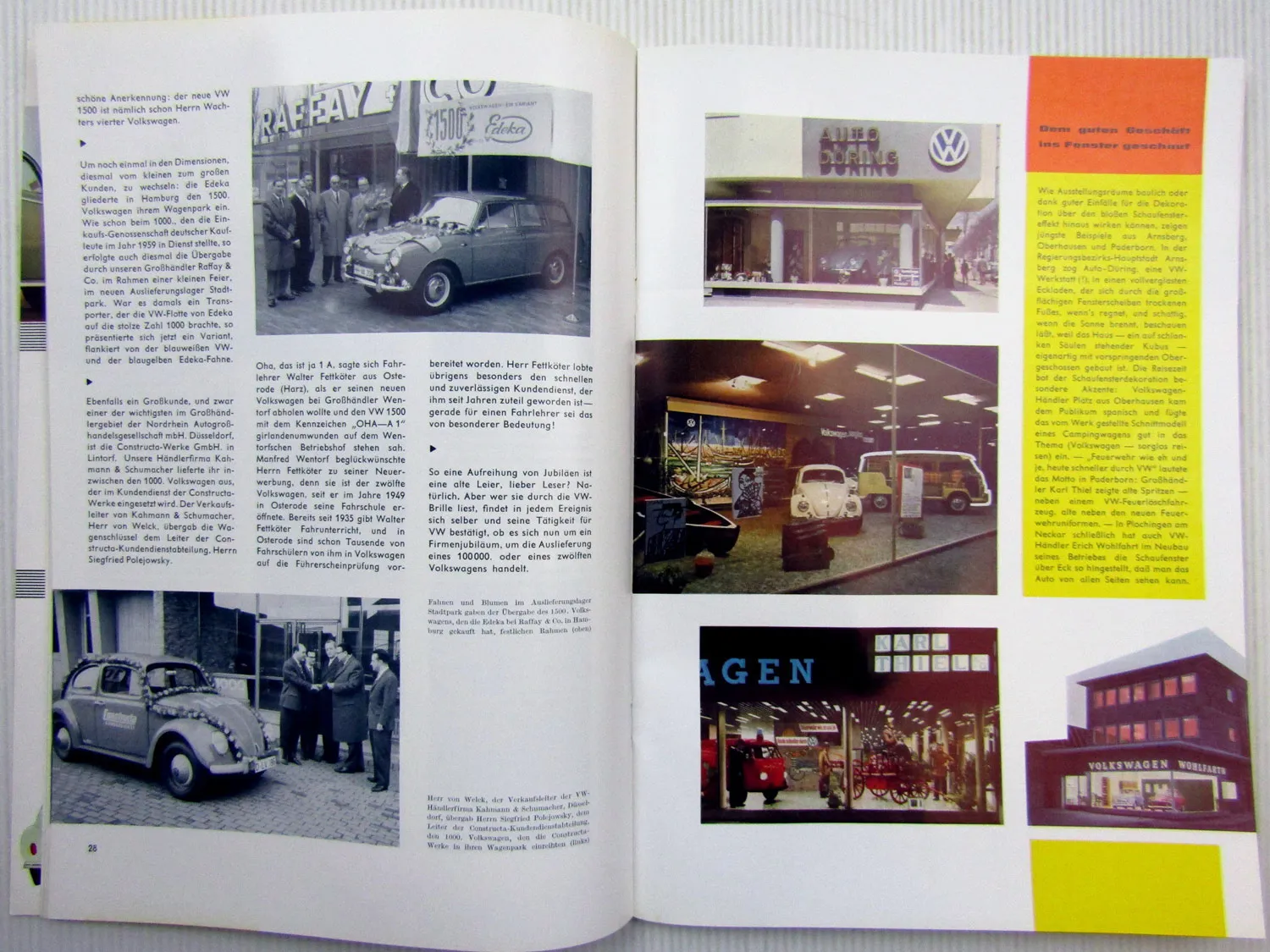 VW Informationen Nr. 73 / 1962 Werkszeitschrift Käfer Bus T1 Typ 3