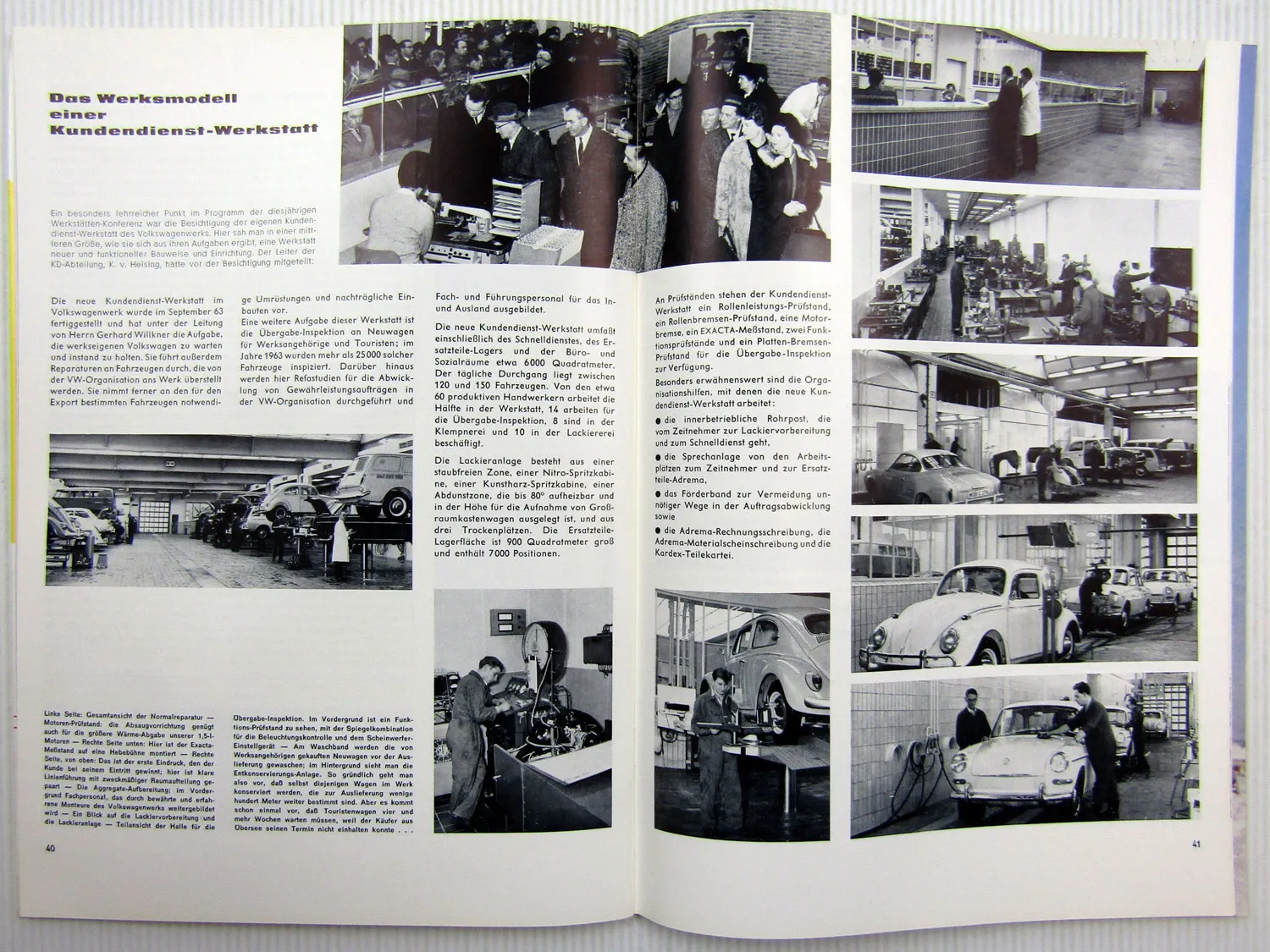 VW Informationen Nr. 88 / 1964 Werkszeitschrift Käfer Bus T1 Typ 3