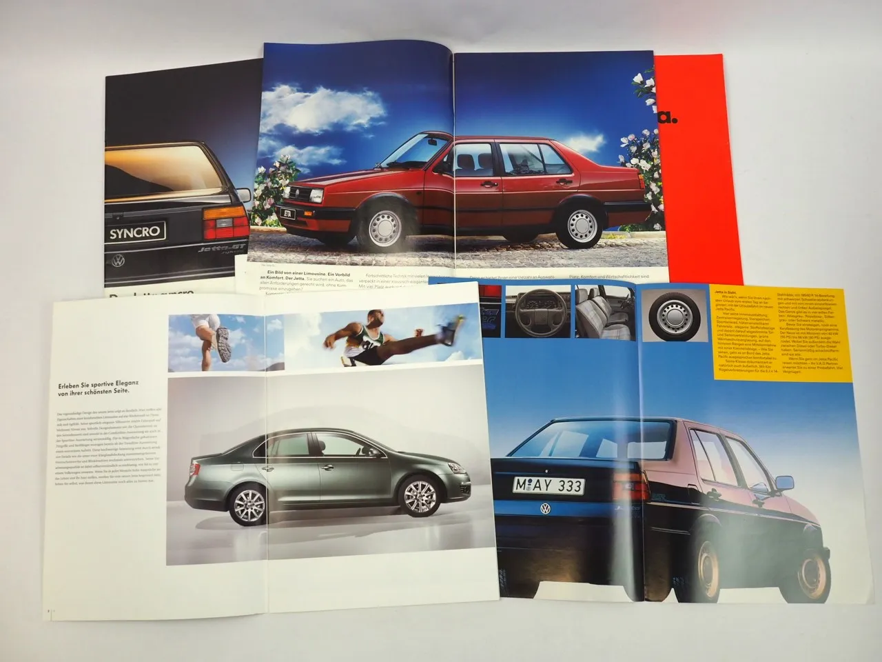 VW Jetta 1 2 5 6x Prospekt 1982 bis 2005