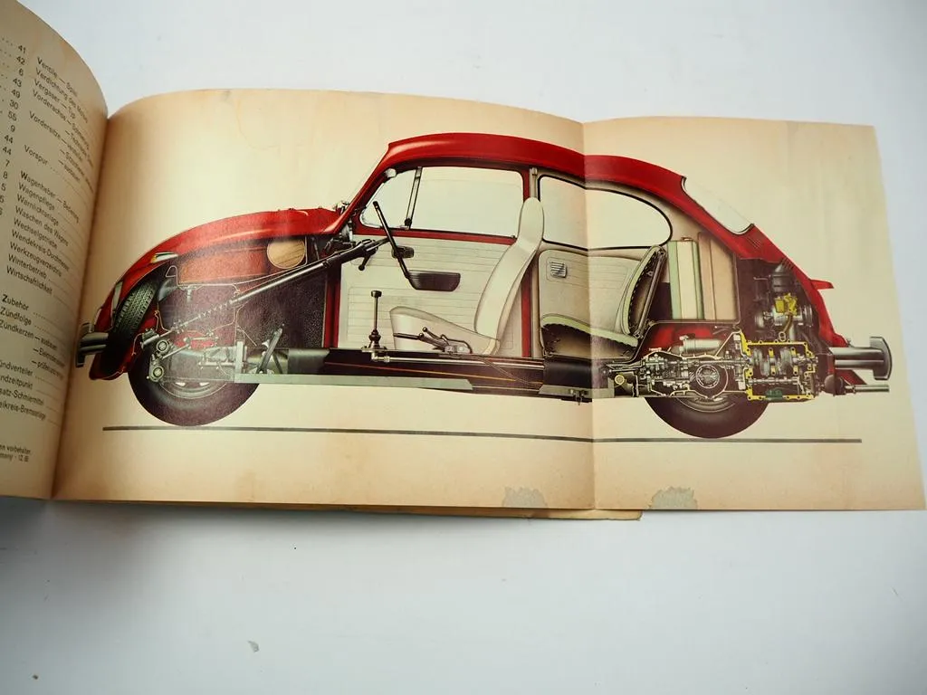 VW Käfer 1200 1300 1500 Limousine Cabriolet Betriebsanleitung 1969