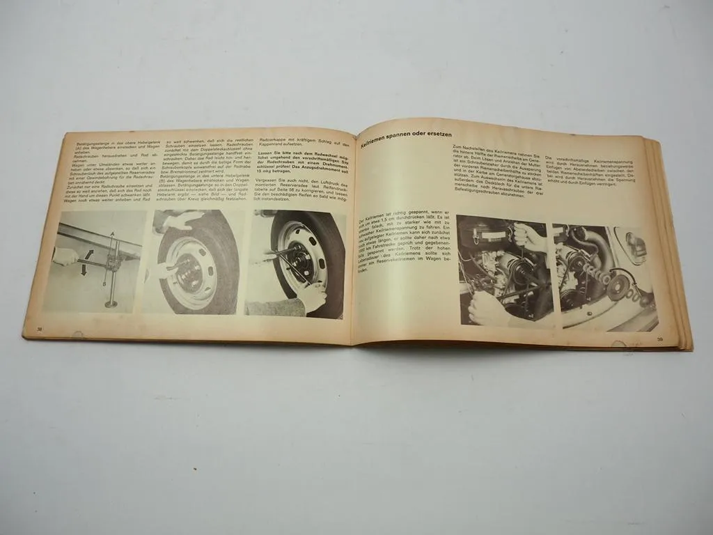 VW Käfer 1200 1300 1500 Limousine Cabriolet Betriebsanleitung 1969