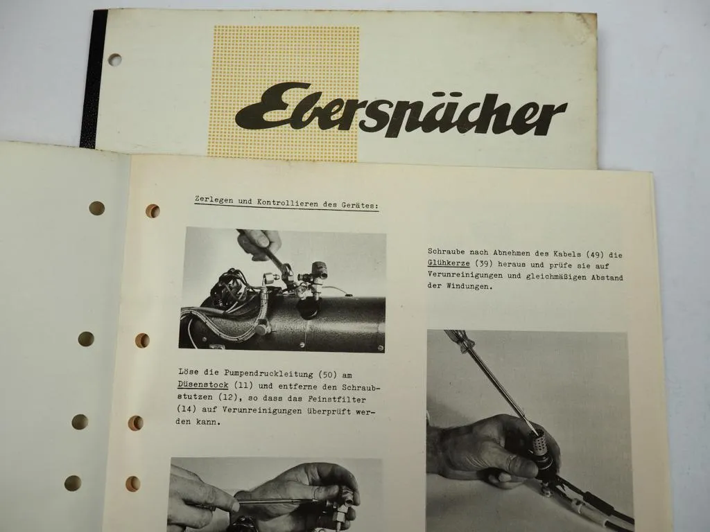 VW Käfer 8542 Eberspächer Standheizung Reparaturanleitung Störsuchschlüssel