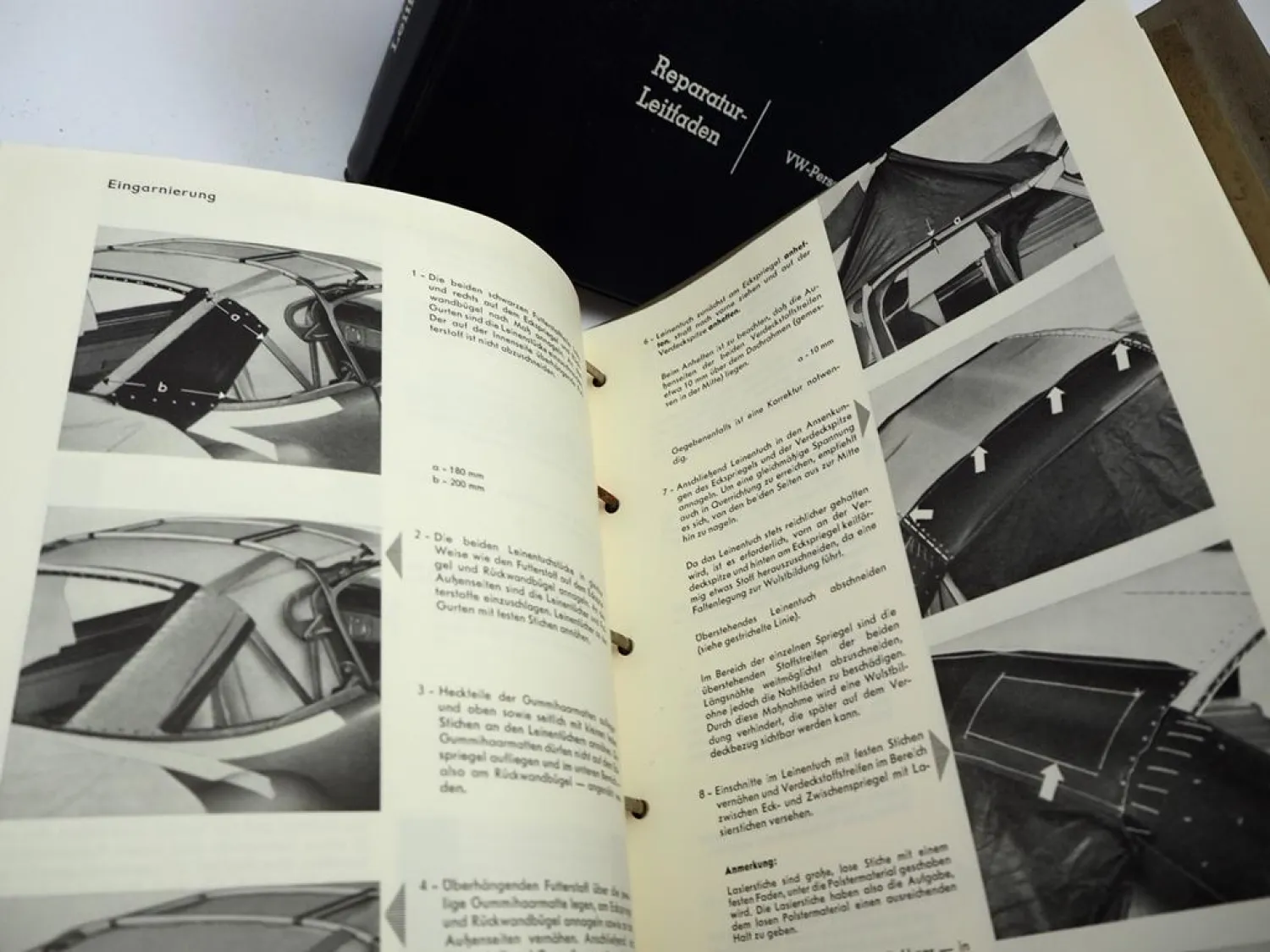 VW Käfer Typ 11 14 15 Karmann Ghia Werkstatthandbuch Reparaturleitfaden 1958/62