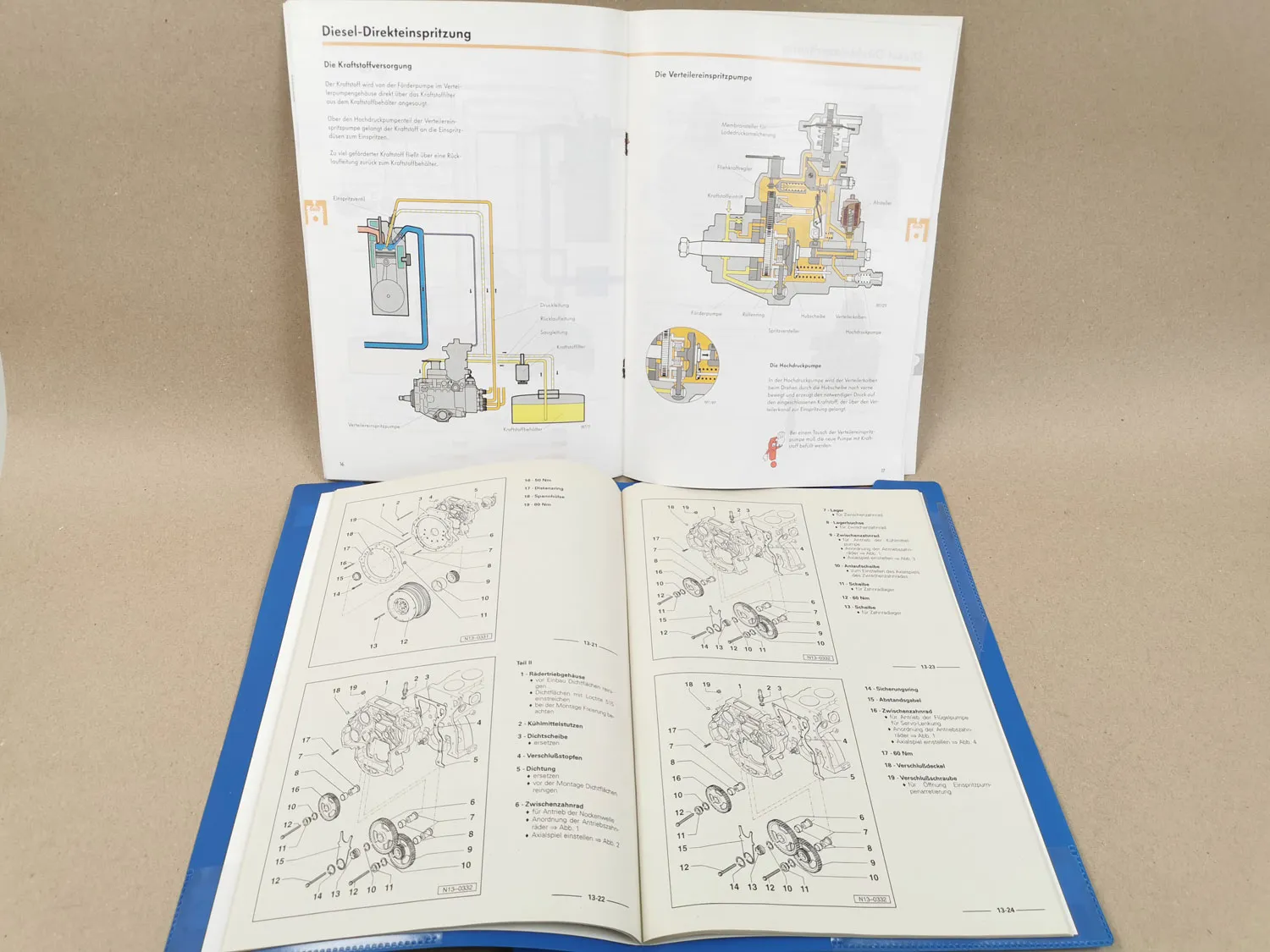 VW LT 2D ab 1997 2.8 Dieselmotor Einspritzanlage AGK SSP 197 Reparaturleitfaden