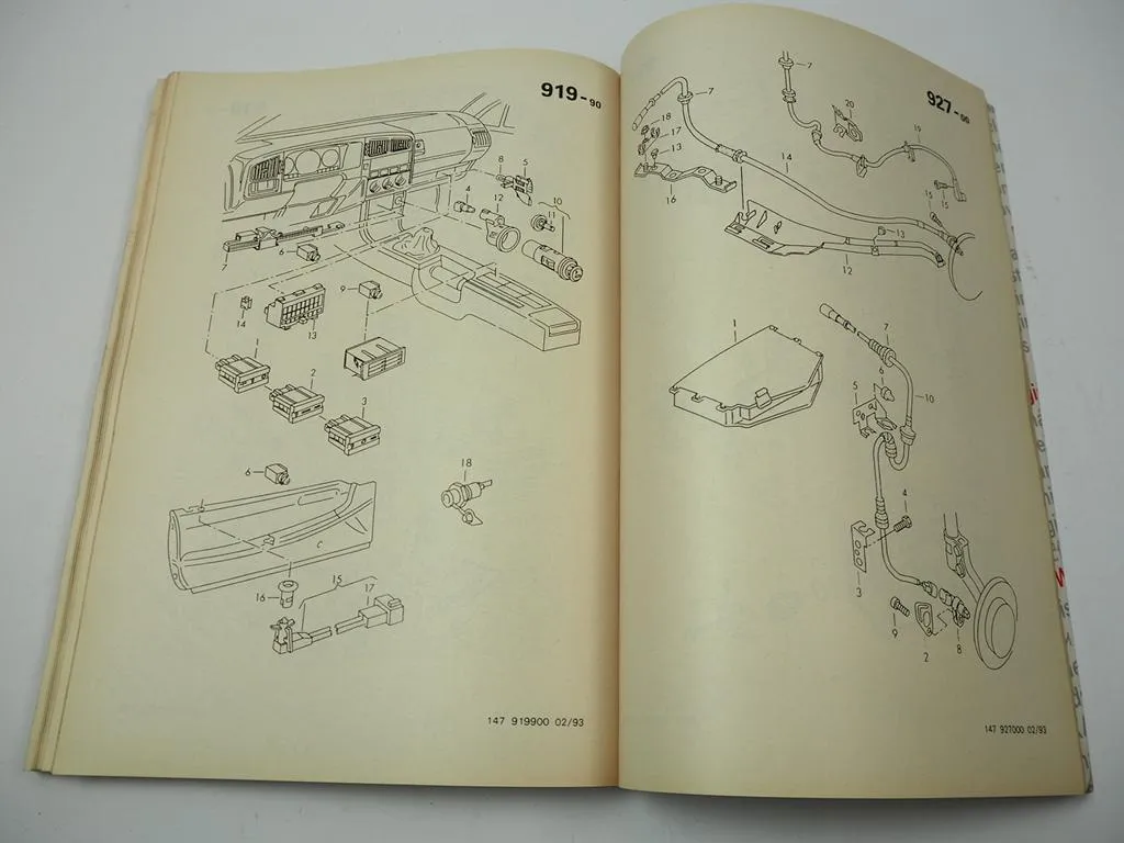 VW Passat B4 3A 35i ab 1994 Ersatzteilkatalog Bildkatalog Illustrated Parts Catalogue