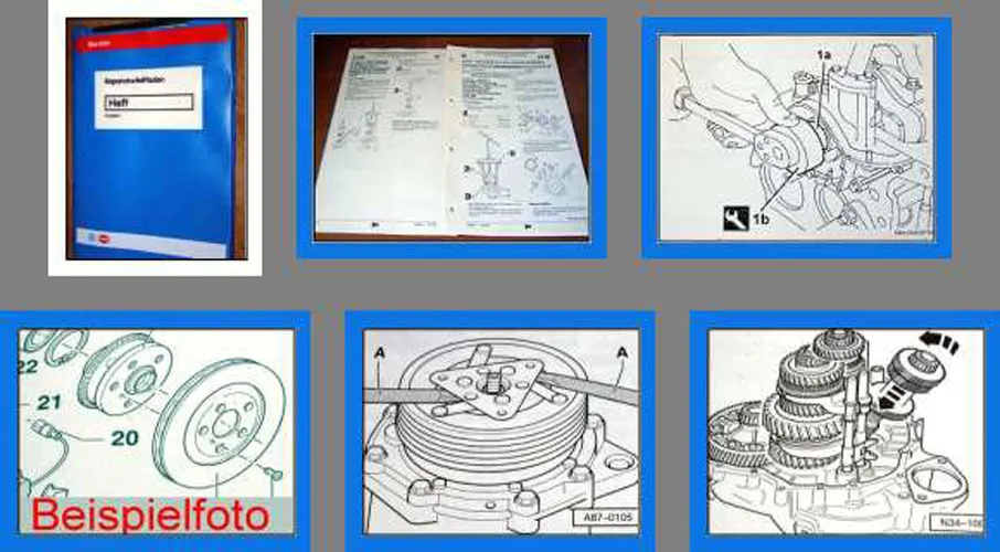 VW Passat B5 Karosserie Werkstatthandbuch Montagearbeiten innen + Eigendiagnose