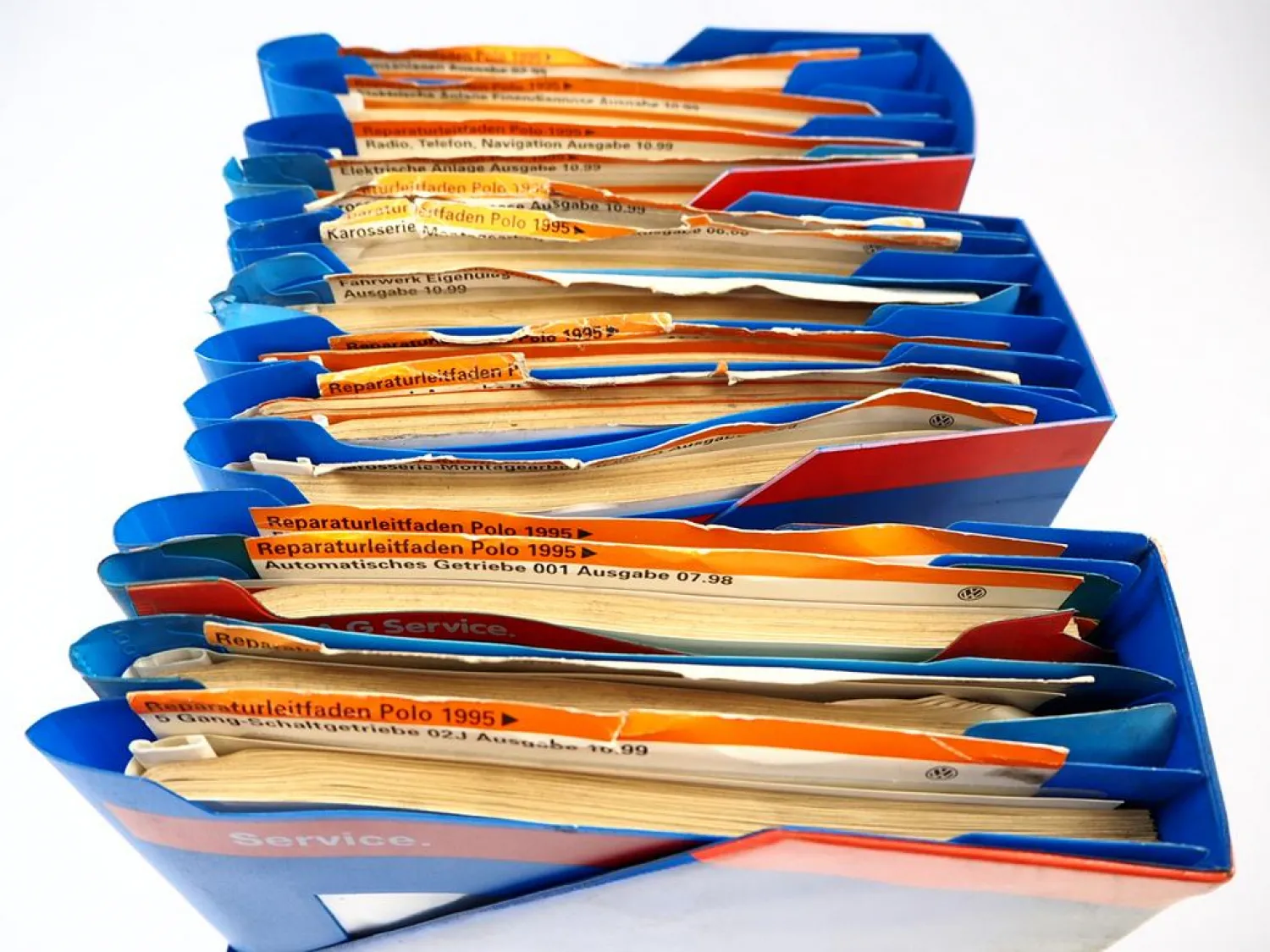VW Polo 3 6N 6N2 Reparaturanleitung 1995 - 2000 Set Reparaturleitfaden 14 Hefte