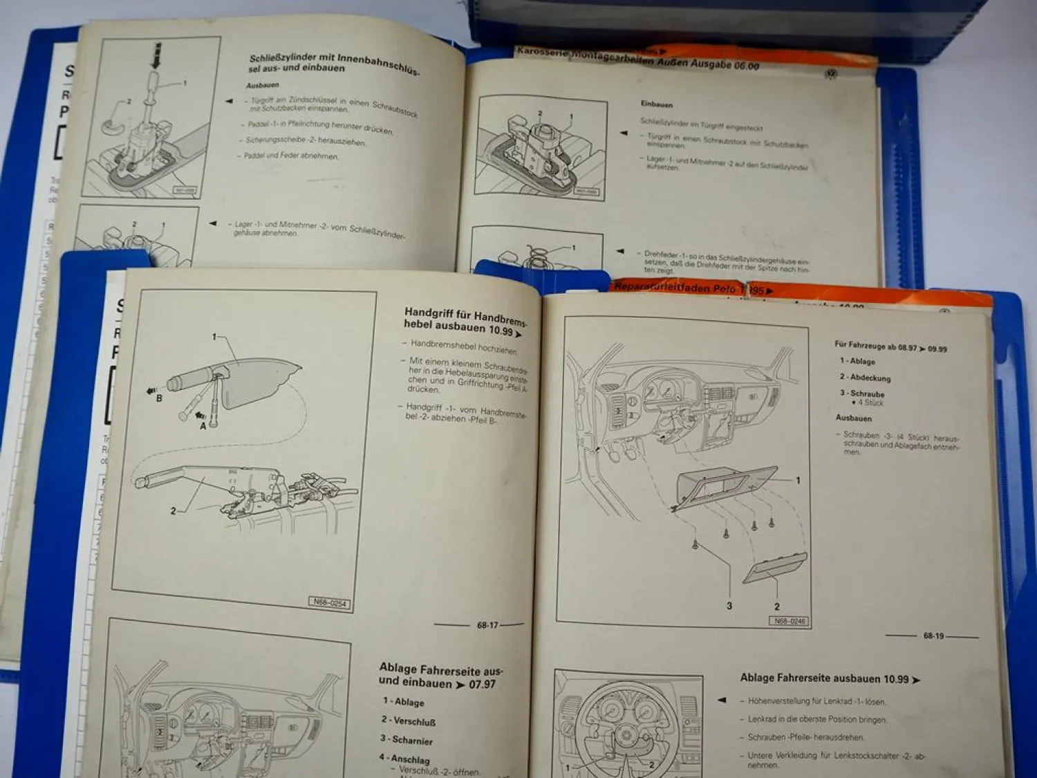 VW Polo 3 6N 6N2 Reparaturanleitung 1995 - 2000 Set Reparaturleitfaden 14 Hefte