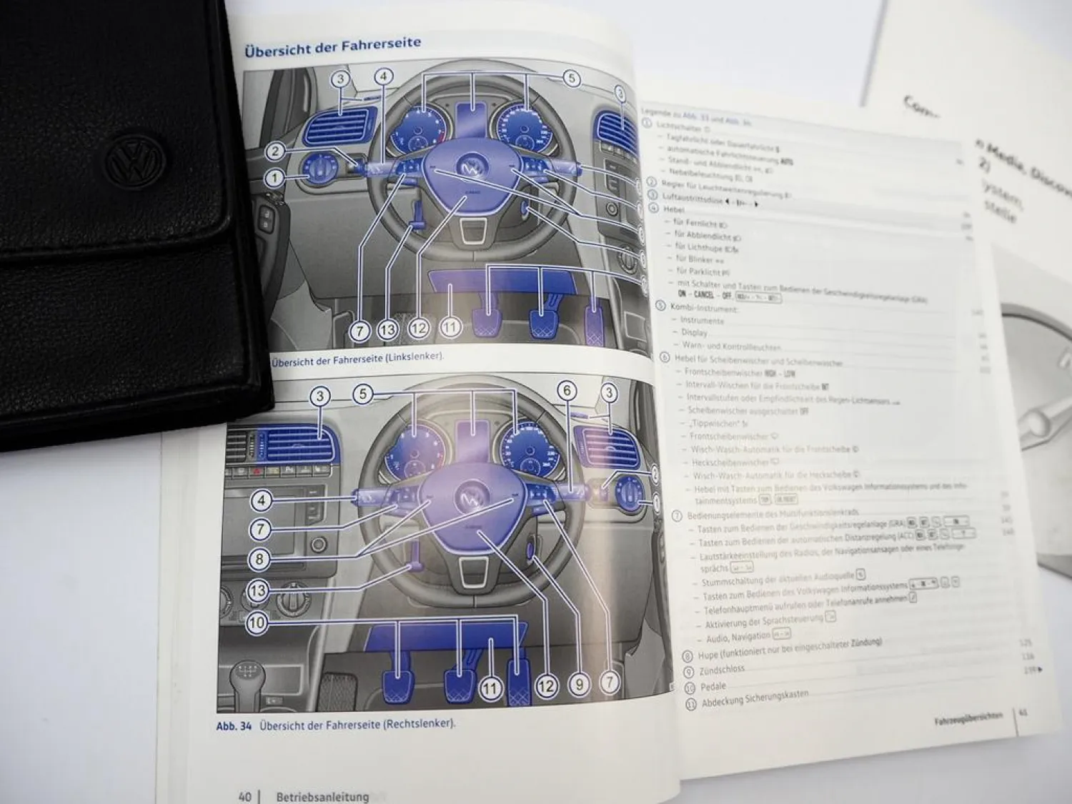 VW Polo 5 Typ 6C Betriebsanleitung Bedienung Bordmappe 11/2016 Deutsch