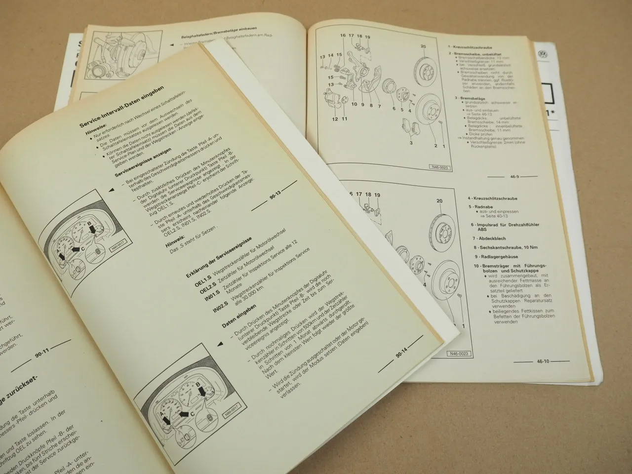 VW Polo 6N Classic Caddy ab 1996 Elektrische Anlage Fahrwerk Reparaturanleitung