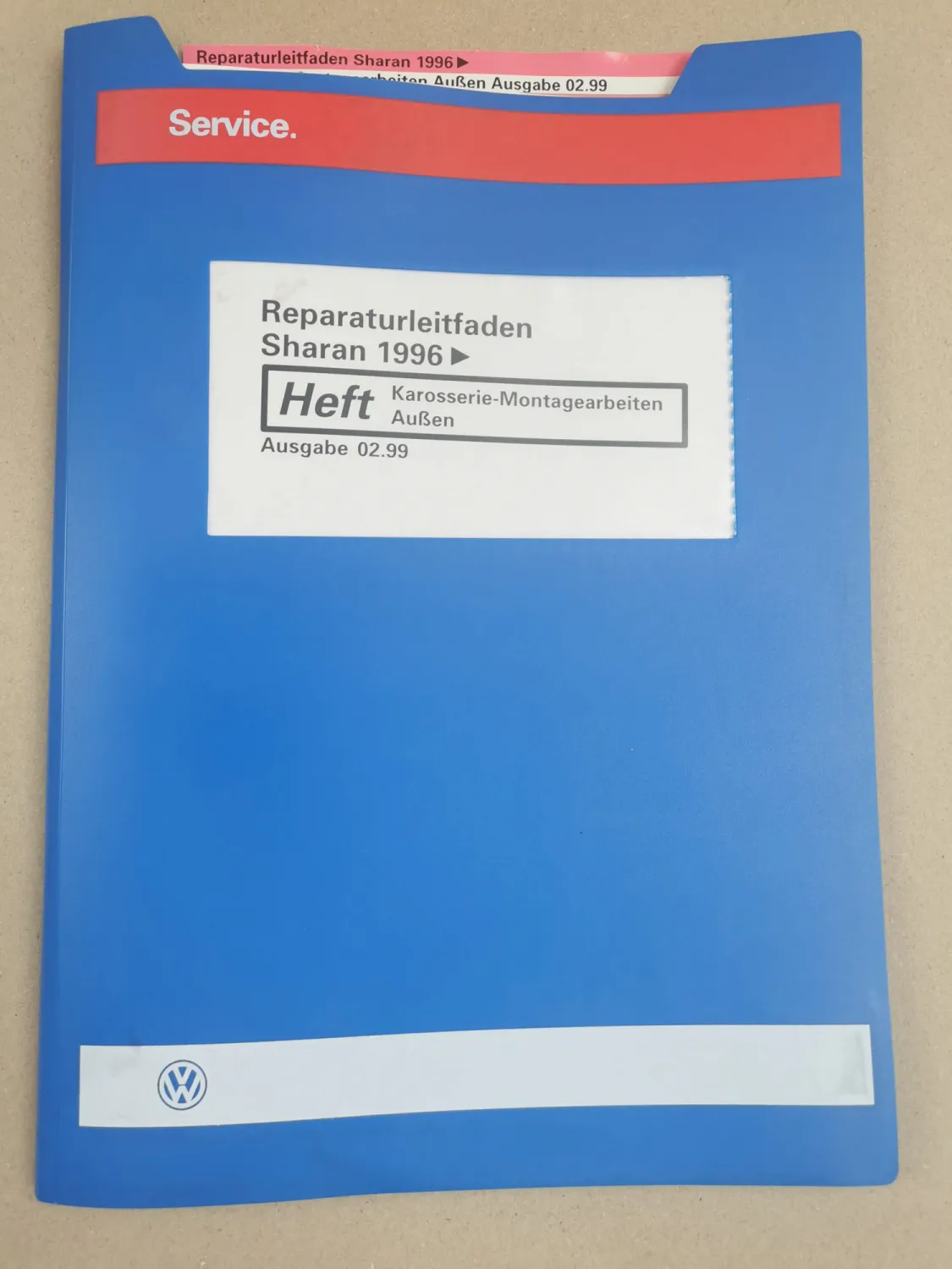 VW Sharan I ab 1995 Reparaturleitfaden Werkstatthandbuch Schaltplan