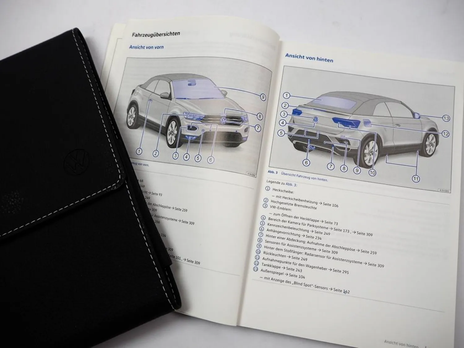 VW T-Roc Cabriolet AC7 Betriebsanleitung 12/2019 Bordmappe Deutsch Bedienung