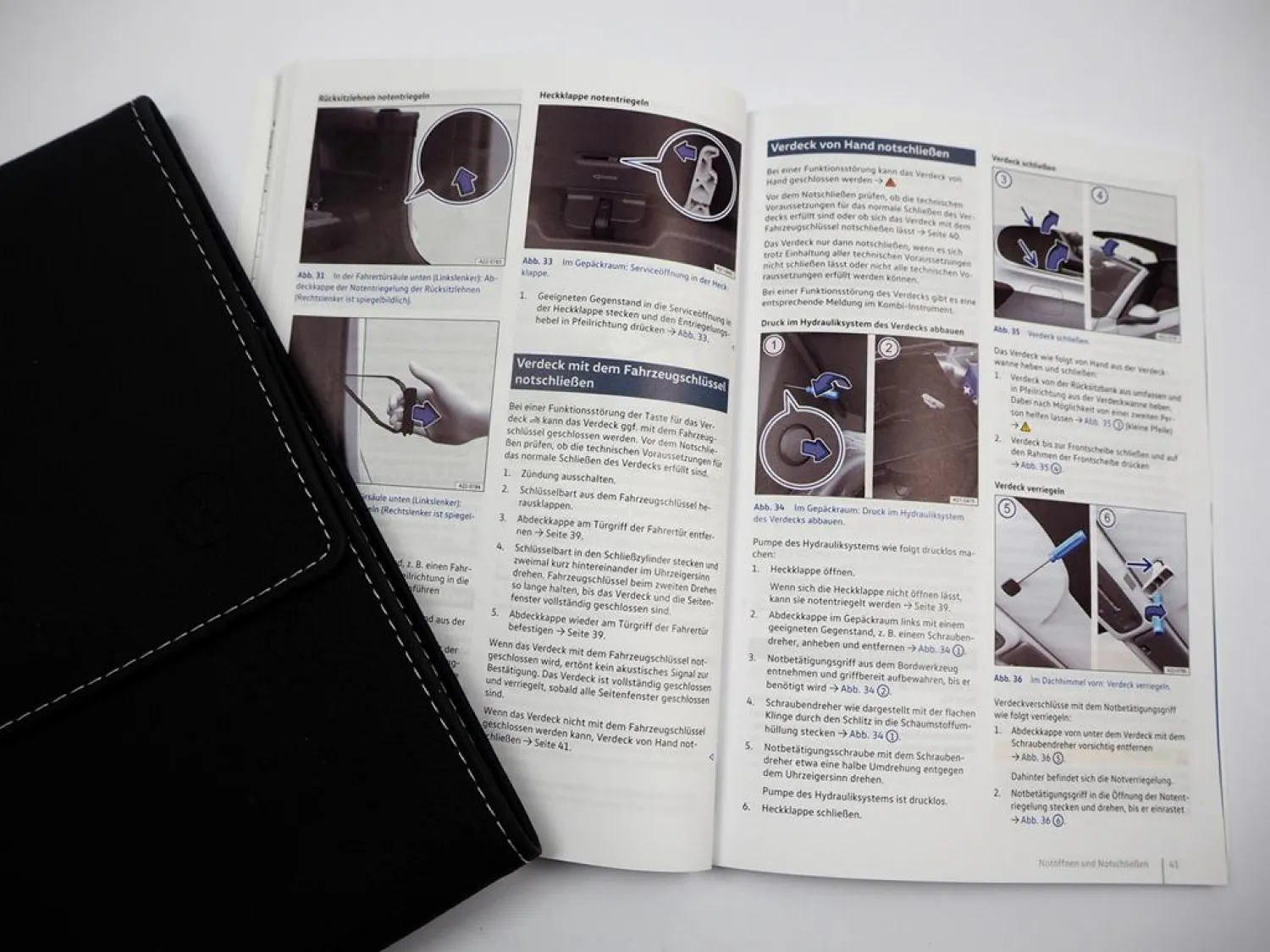 VW T-Roc Cabriolet readme Betriebsanleitung Bedienung 11/2024 Bordmappe