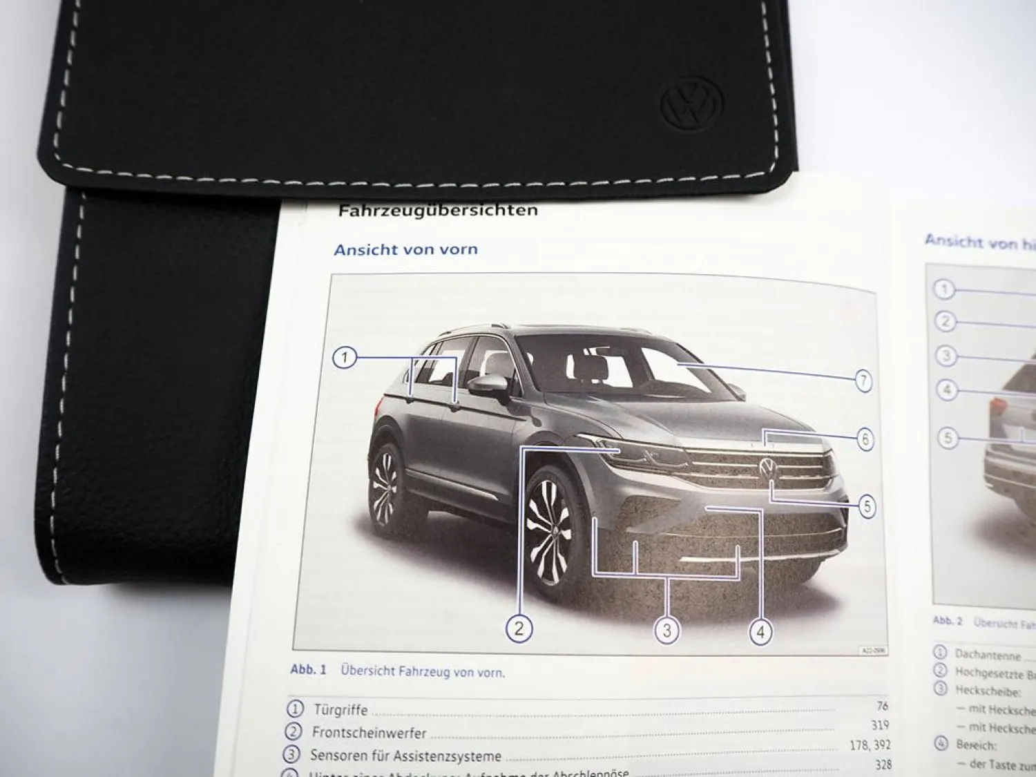 VW Tiguan 2 / Tiguan R Typ 5N AD1 Betriebsanleitung 2023 Bordmappe Deutsch