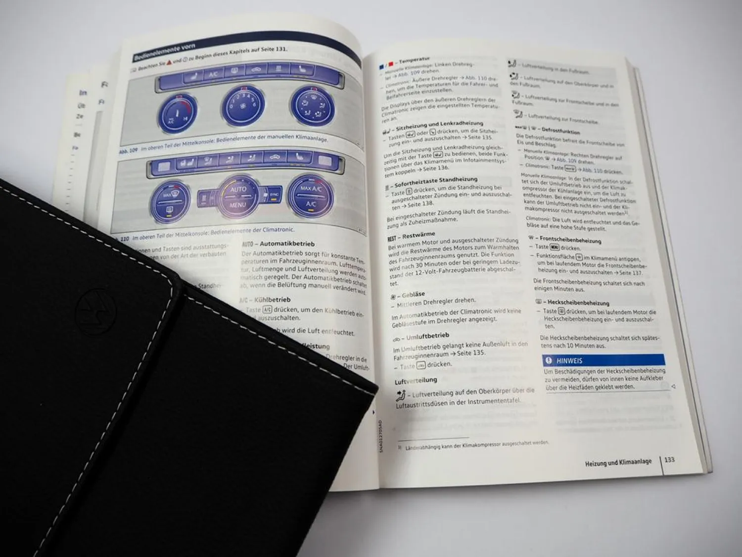 VW Tiguan II 5N Betriebsanleitung Bedienungsanleitung Bordmappe 5/2017 Deutsch