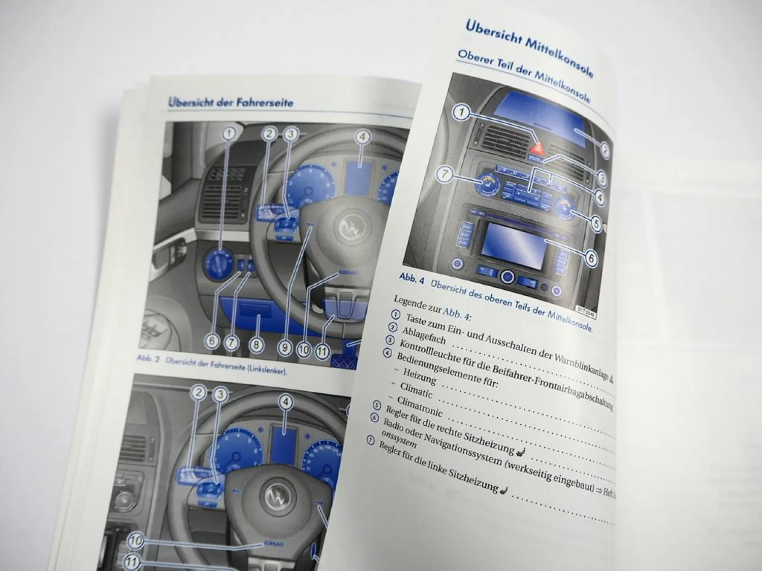 VW Touran 1T Betriebsanleitung Bedienungsanleitung 5/2010 Bordbuch