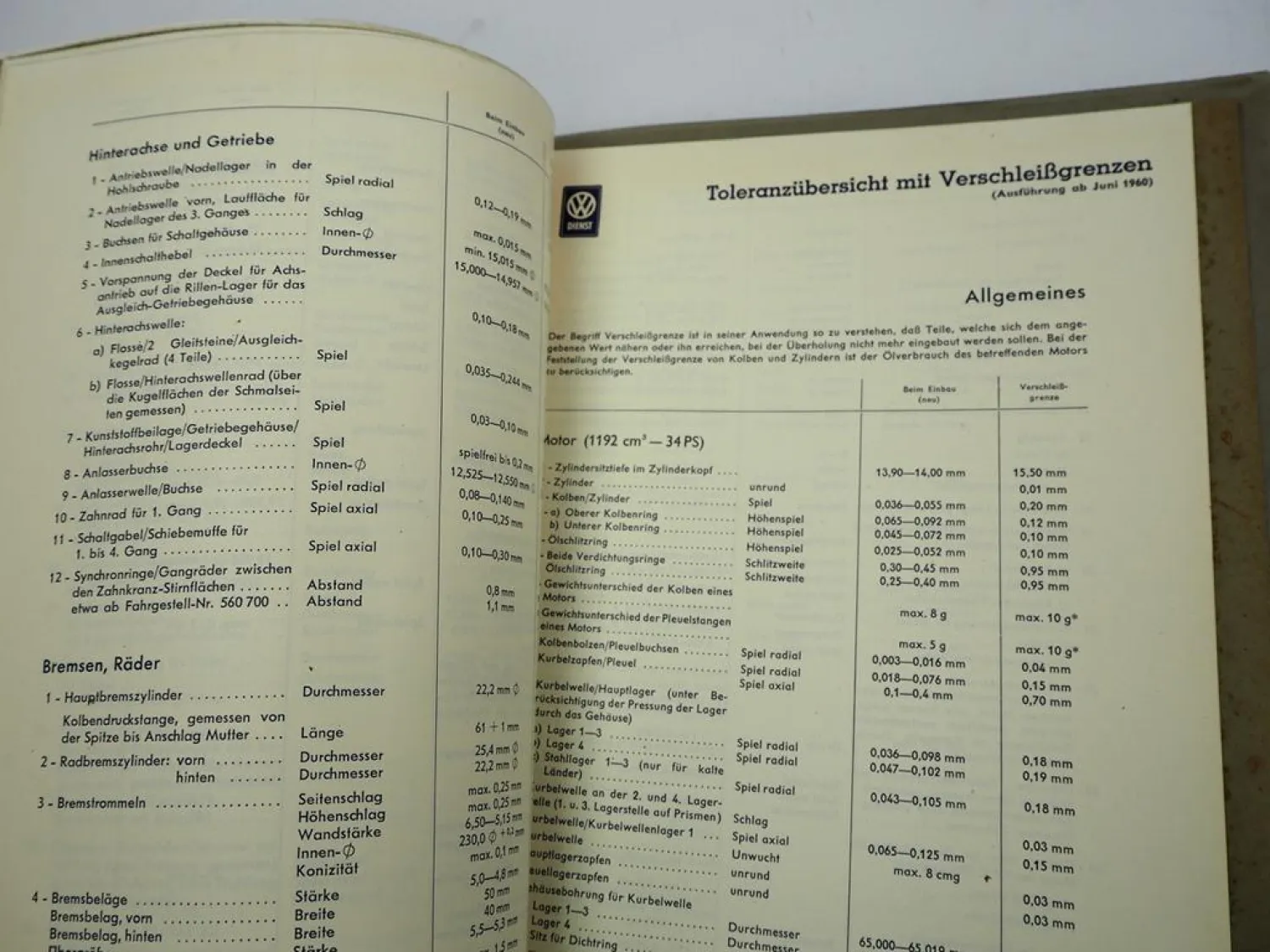 VW Transporter T1 Bus Typ 2 Werkstatthandbuch 1959 Reparaturleitfaden Stand 1962
