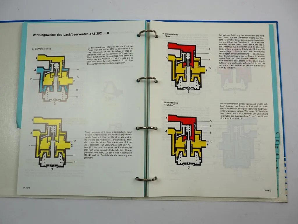 Wabco LKW Bremsanlage Schulung Werkstatthandbuch Service Training 1991