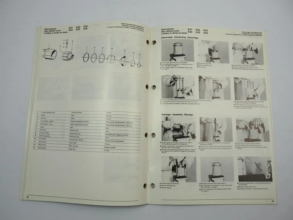 Walterscheid Gelenkwelle W 2000 2100 - 2600 WWE WWZ 2200 2300 Montageanleitung