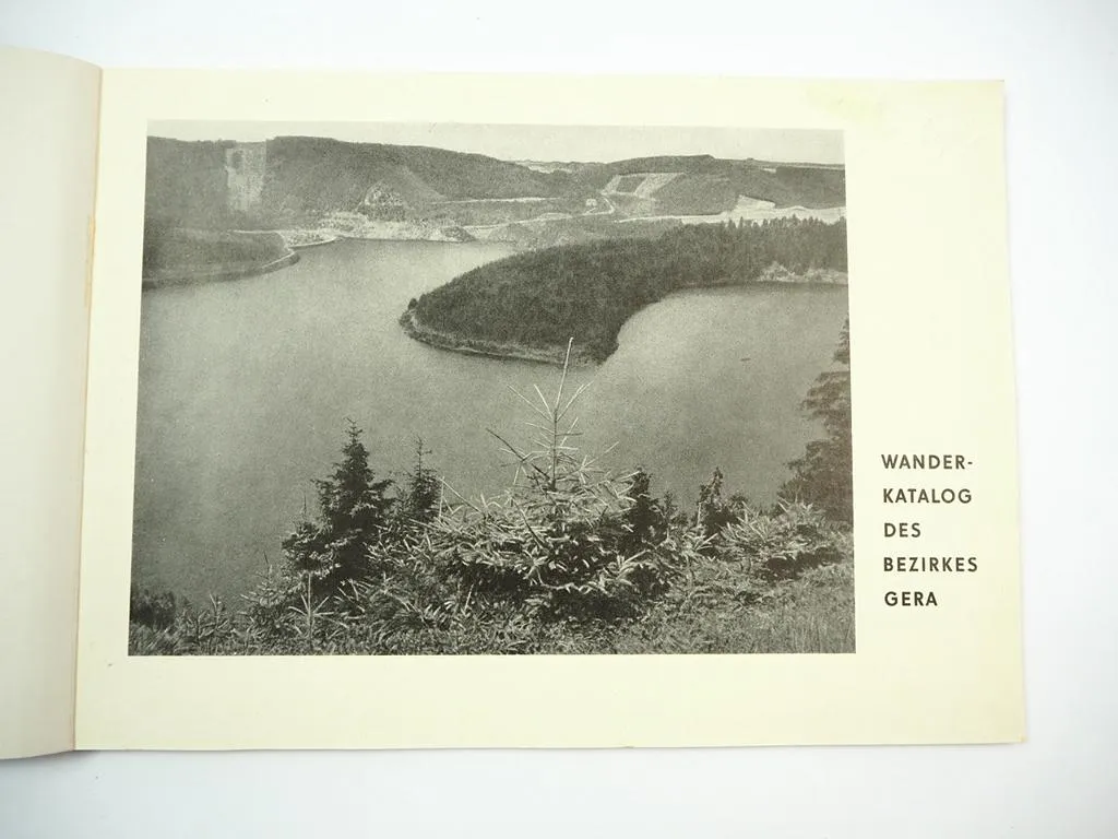 Wanderkatalog des Bezirkes Gera 1954 DDR FDJ