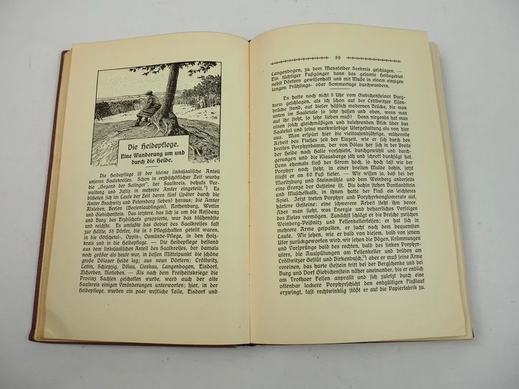 Wanderungen durch den Saalkreis von Dr. Siegmar Schultze 1913 Bd. 1