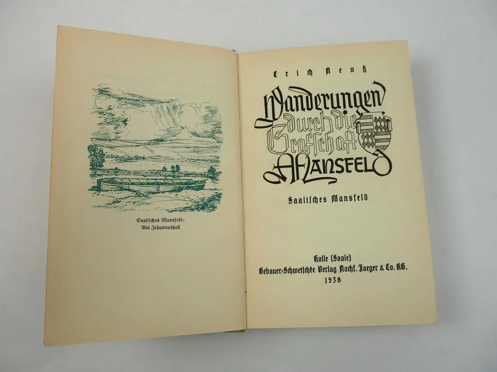 Wanderungen durch die Grafschaft Mansfeld von Erich Neuss 1938 Bd. 2