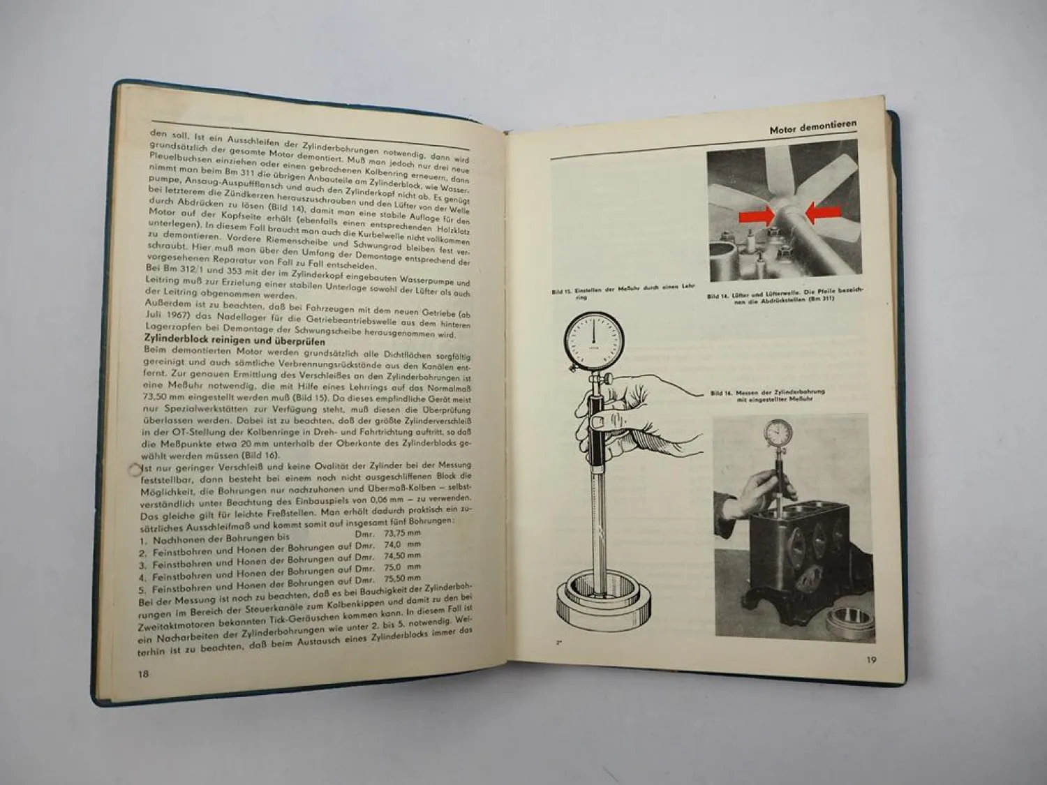 Wartburg 311 312 353 Wie helfe ich mir selbst 1969 Ihling Werkstatthandbuch DDR