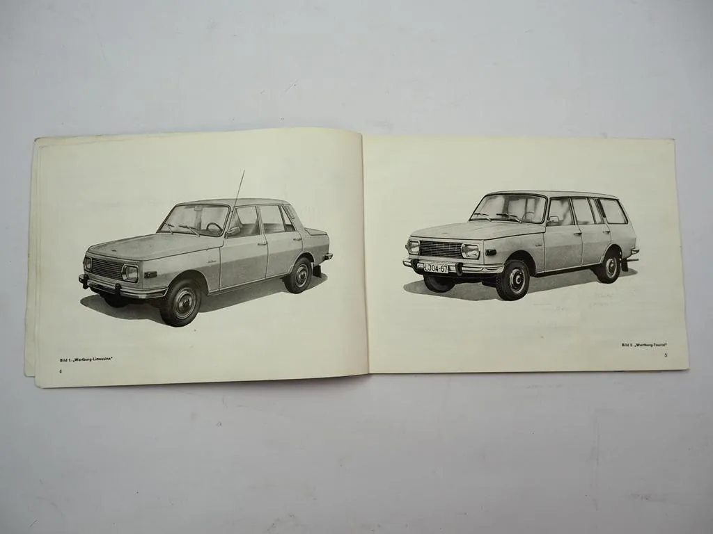 Wartburg 353W PKW Limousine Tourist Betriebsanleitung 1975
