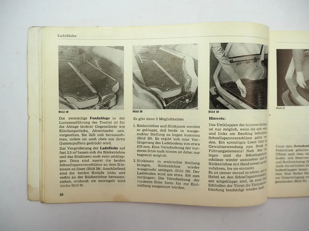 Wartburg 353W PKW Limousine Tourist Betriebsanleitung Duchsichtsheft 1980