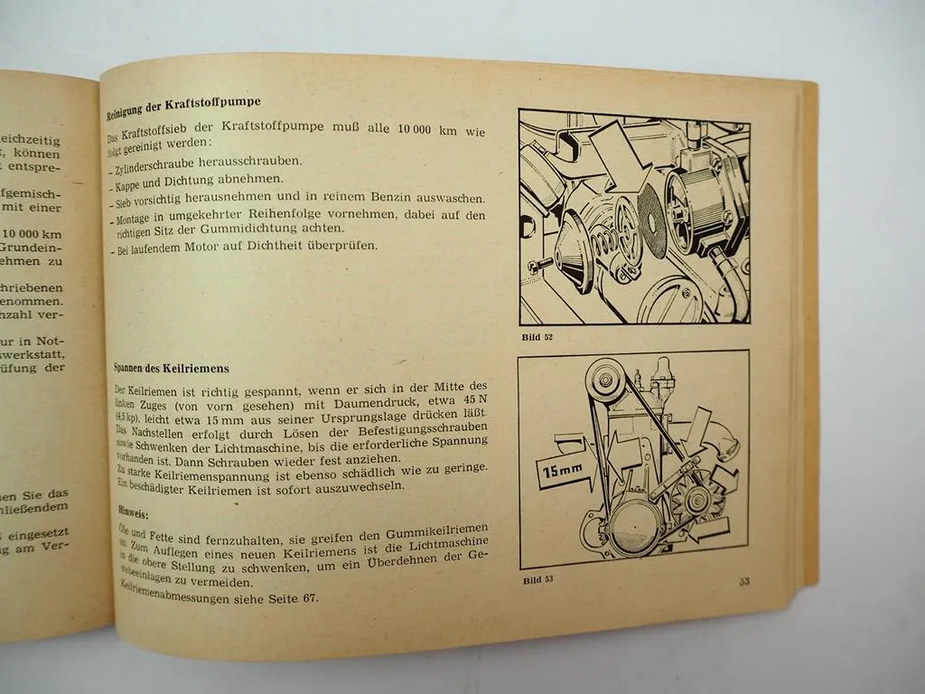 Wartburg 353W PKW Limousine Tourist Betriebsanleitung Duchsichtsheft 1982