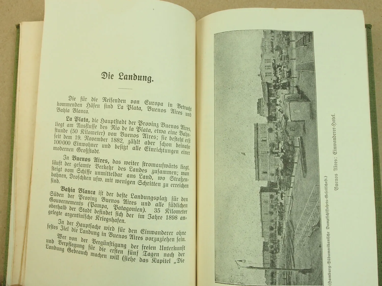 Wegweiser für Argentinien für Auswanderer und Kapitalisten von Rethmar ca 1912