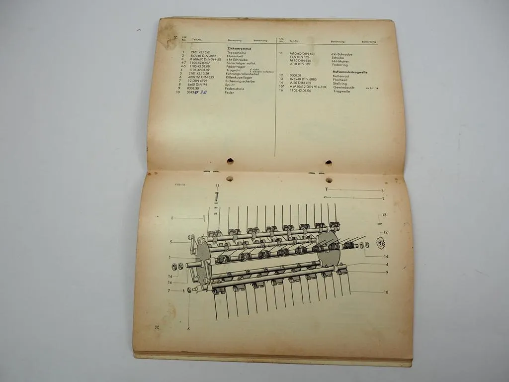 Welger AP51 AP51D Aufsammelpresse Ersatzteilliste Anbauanleitung Ballenwerfer