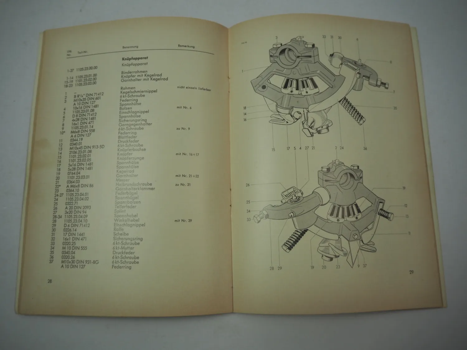 Welger AP41 Aufsammelpresse Ersatzteilliste ab Fabr. Nr. 1118.07001 Stand 1968