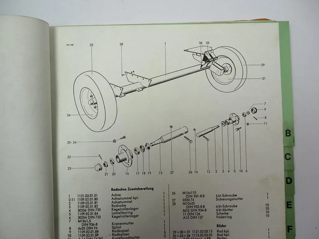 Welger AP42 Aufsammelpresse Ersatzteilliste Ersatzteilkatalog 1976 - 1978