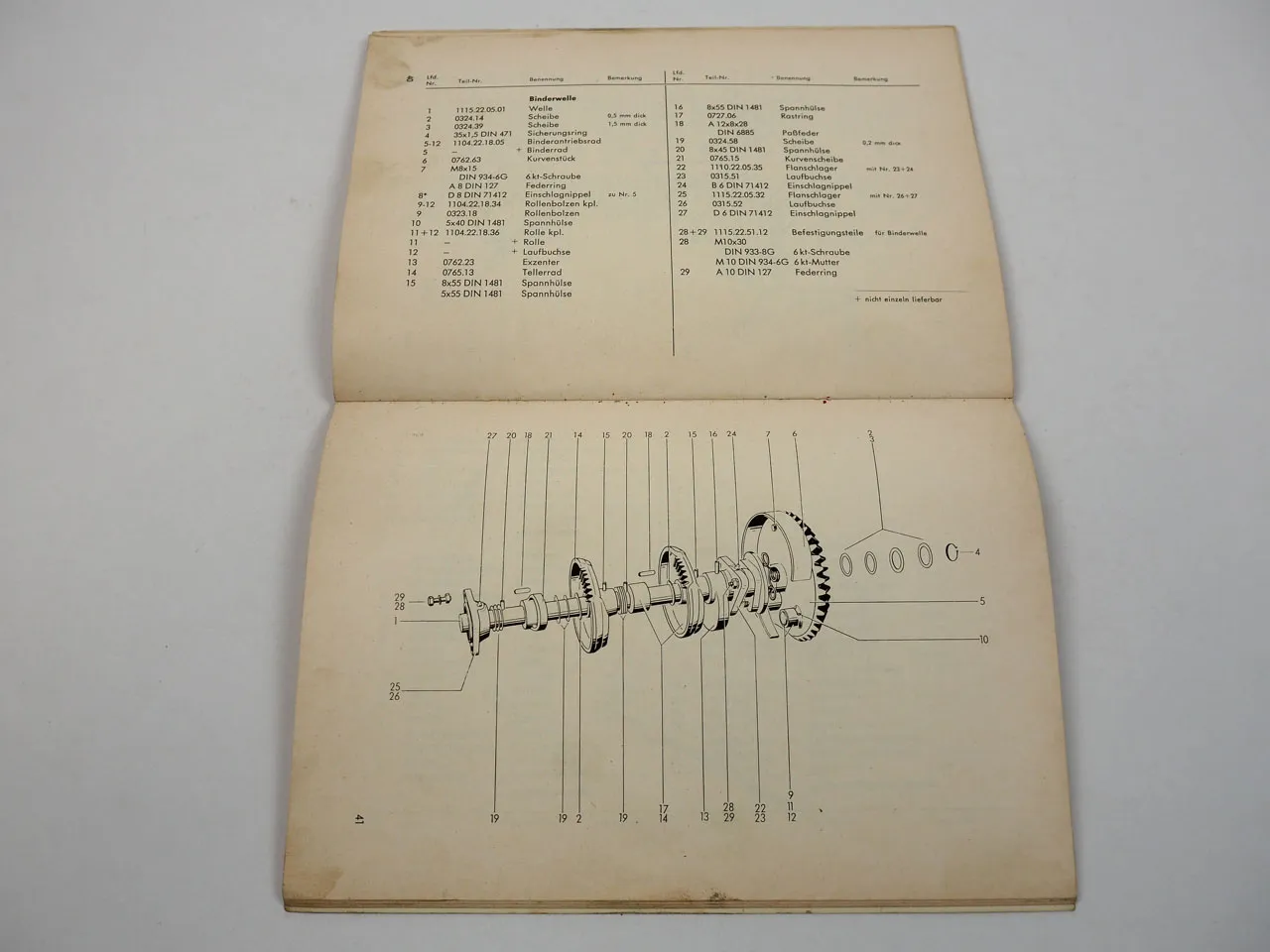 Welger AP45 AP45D Aufsammelpresse Ersatzteilliste Ersatzteilkatalog 1969