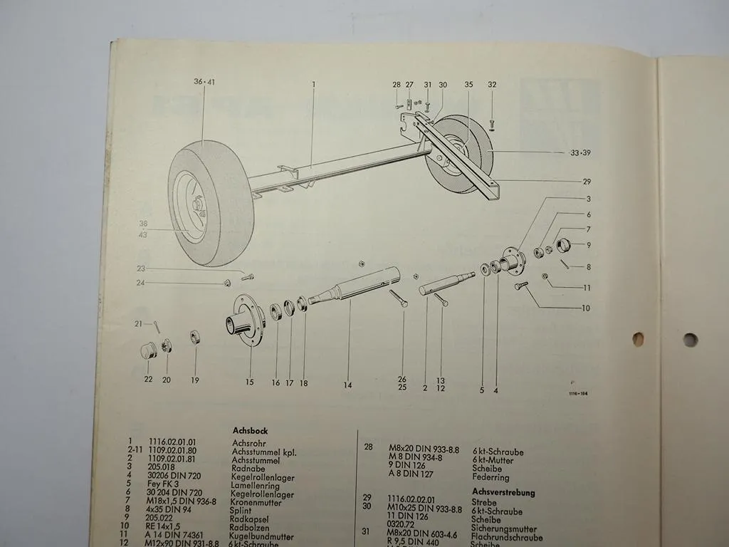 Welger AP61 AP61D Ballenpresse Ersatzteilliste Ersatzteilkatalog 1979