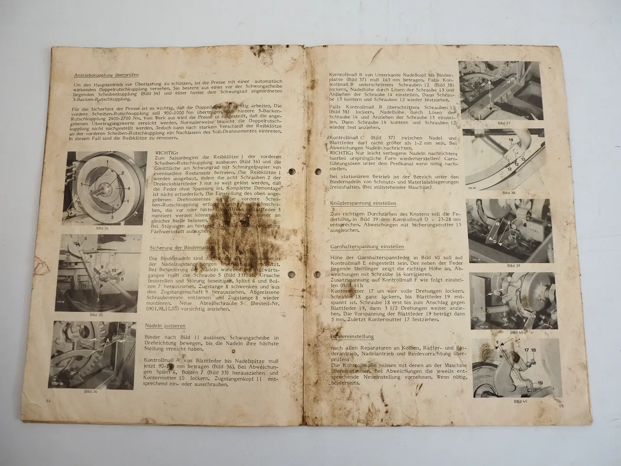 Welger AP73 AP83 Aufsammelpresse Betriebsanleitung Bedienungsanleitung 1982